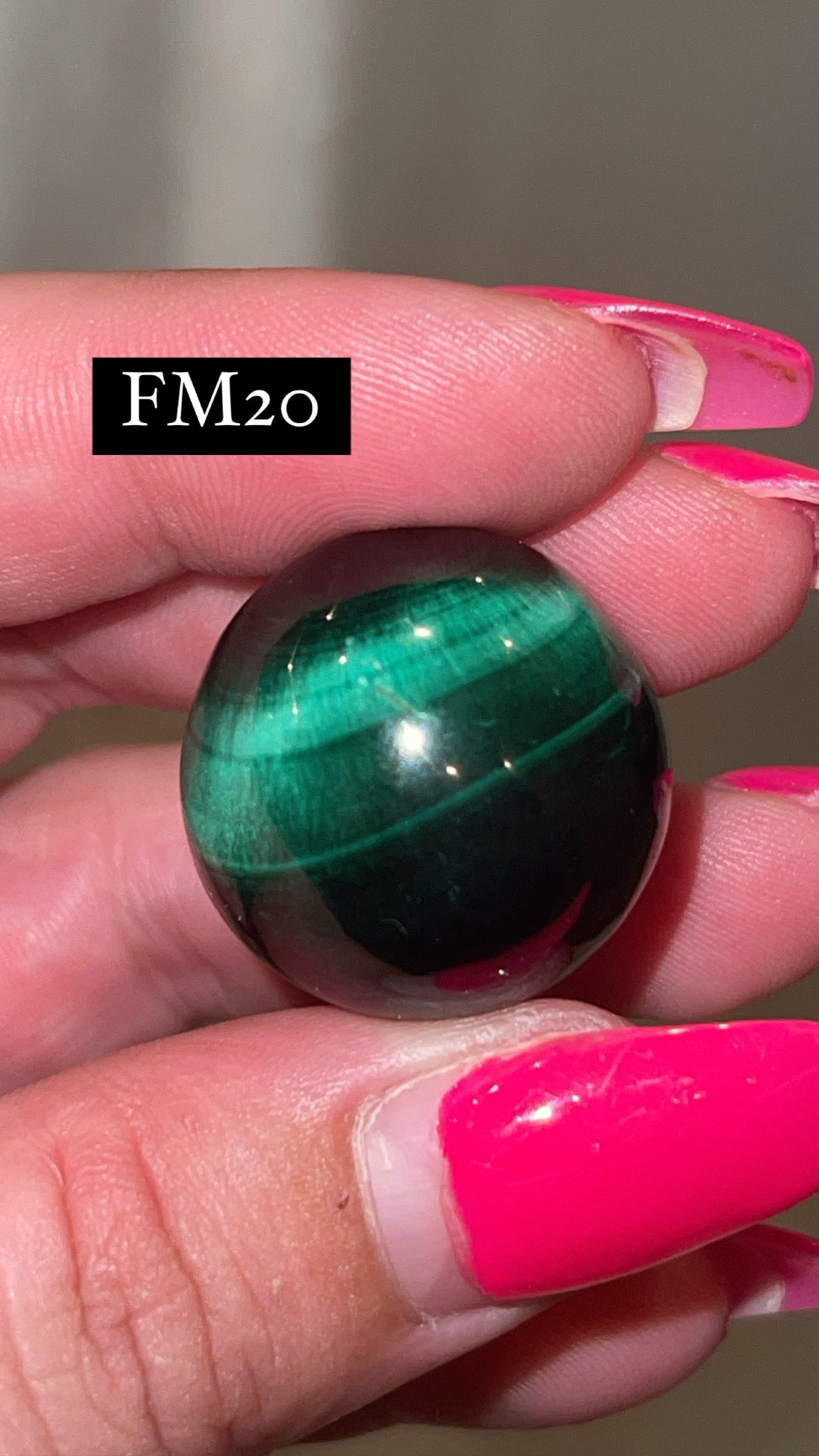 Velvet Fibrous Malachite AAA Sphere