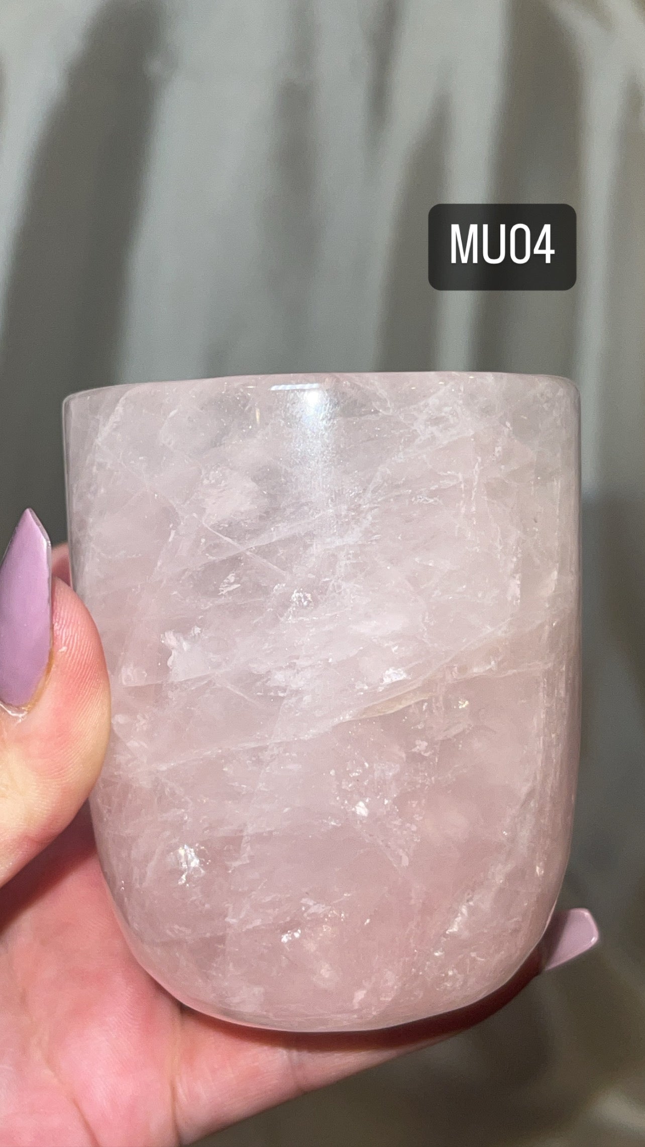 Rose Quartz AAA Cup