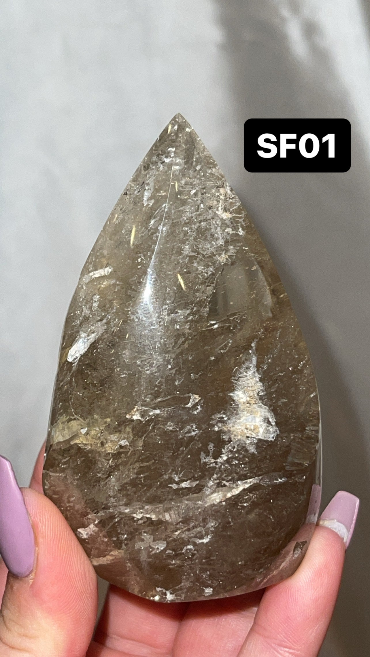 Smoky Quartz AAA Flame