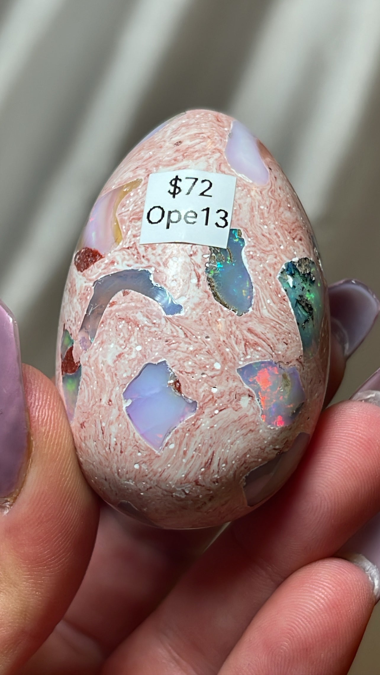 Mexican Fire Opal AAA Egg