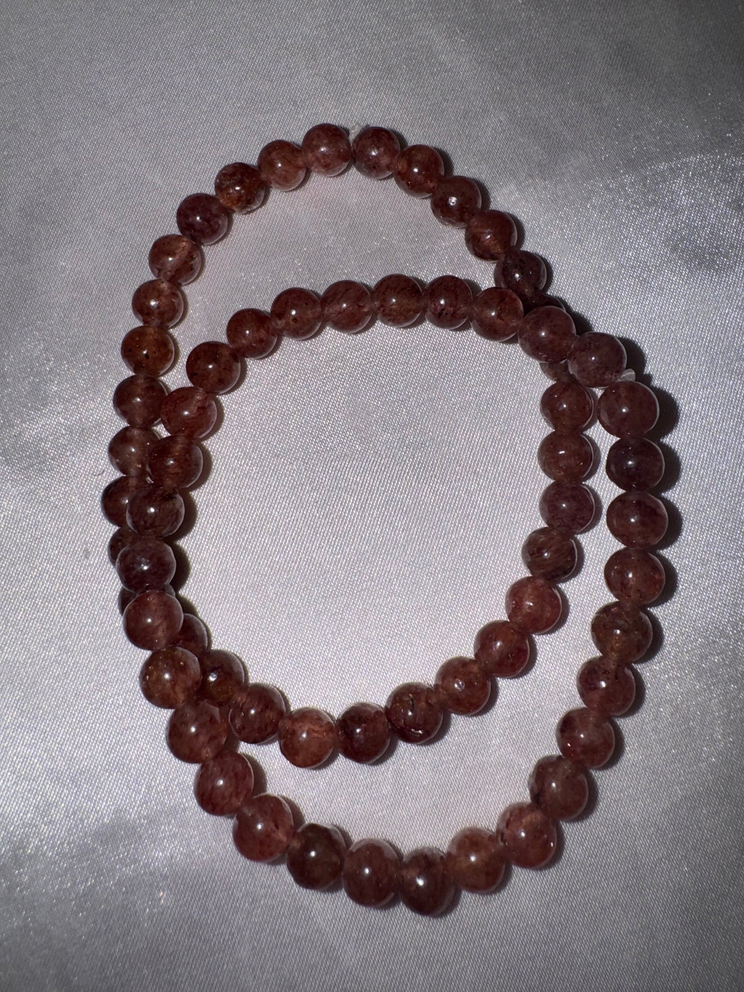 Strawberry Quartz AAA 6mm Bracelet