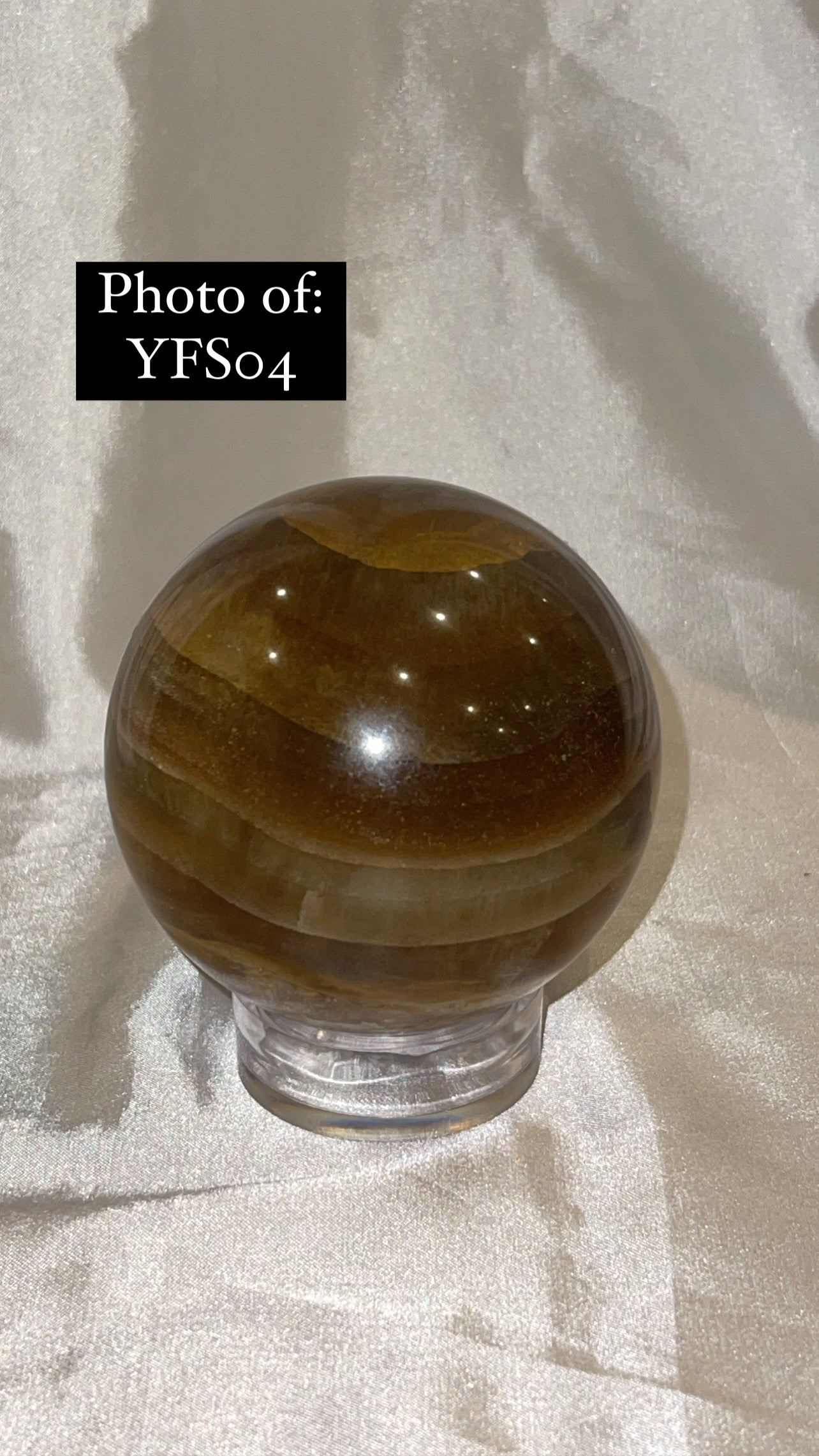 Bumblebee Fluorite Large Sphere