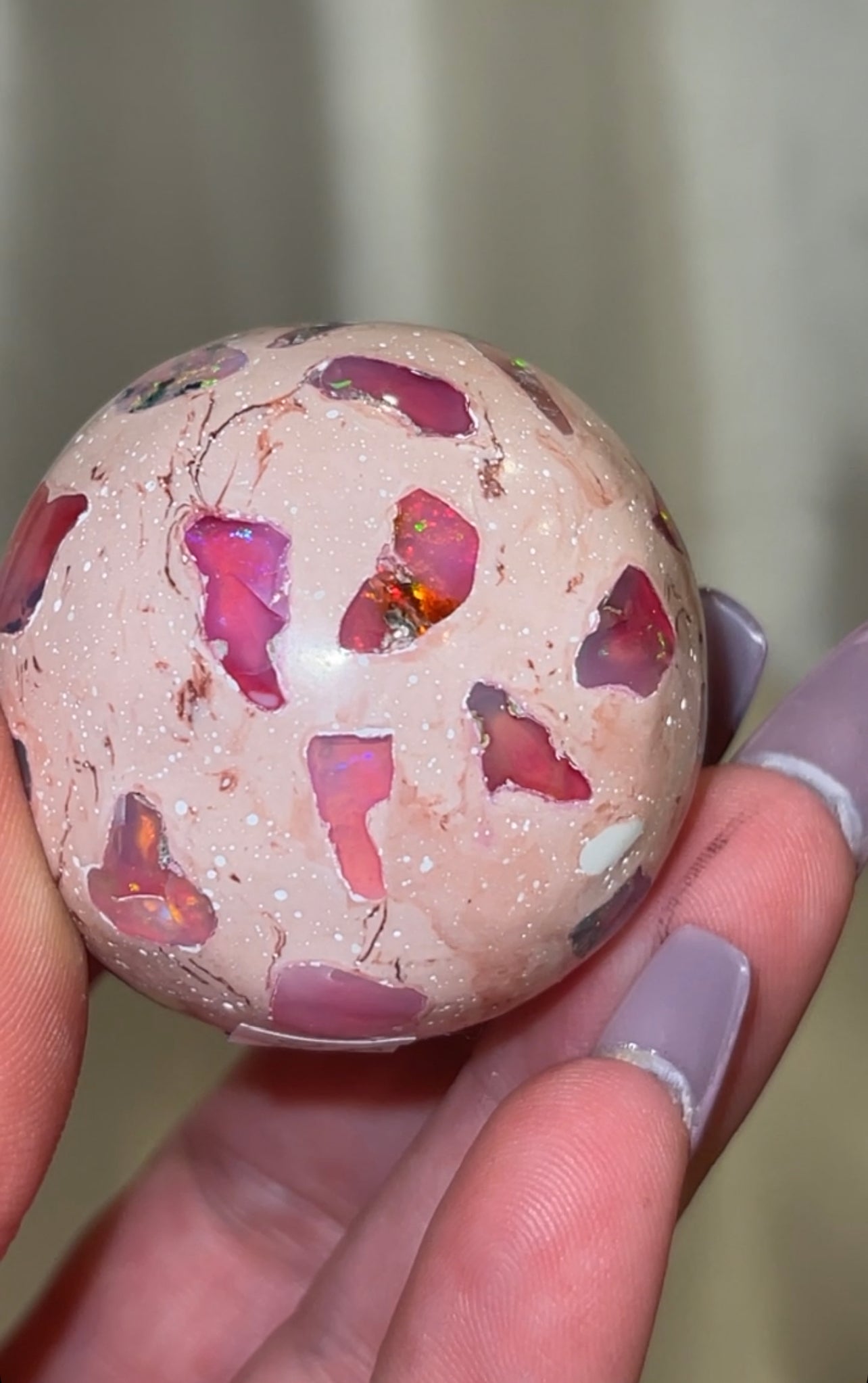 Mexican Fire Opal AAA Sphere