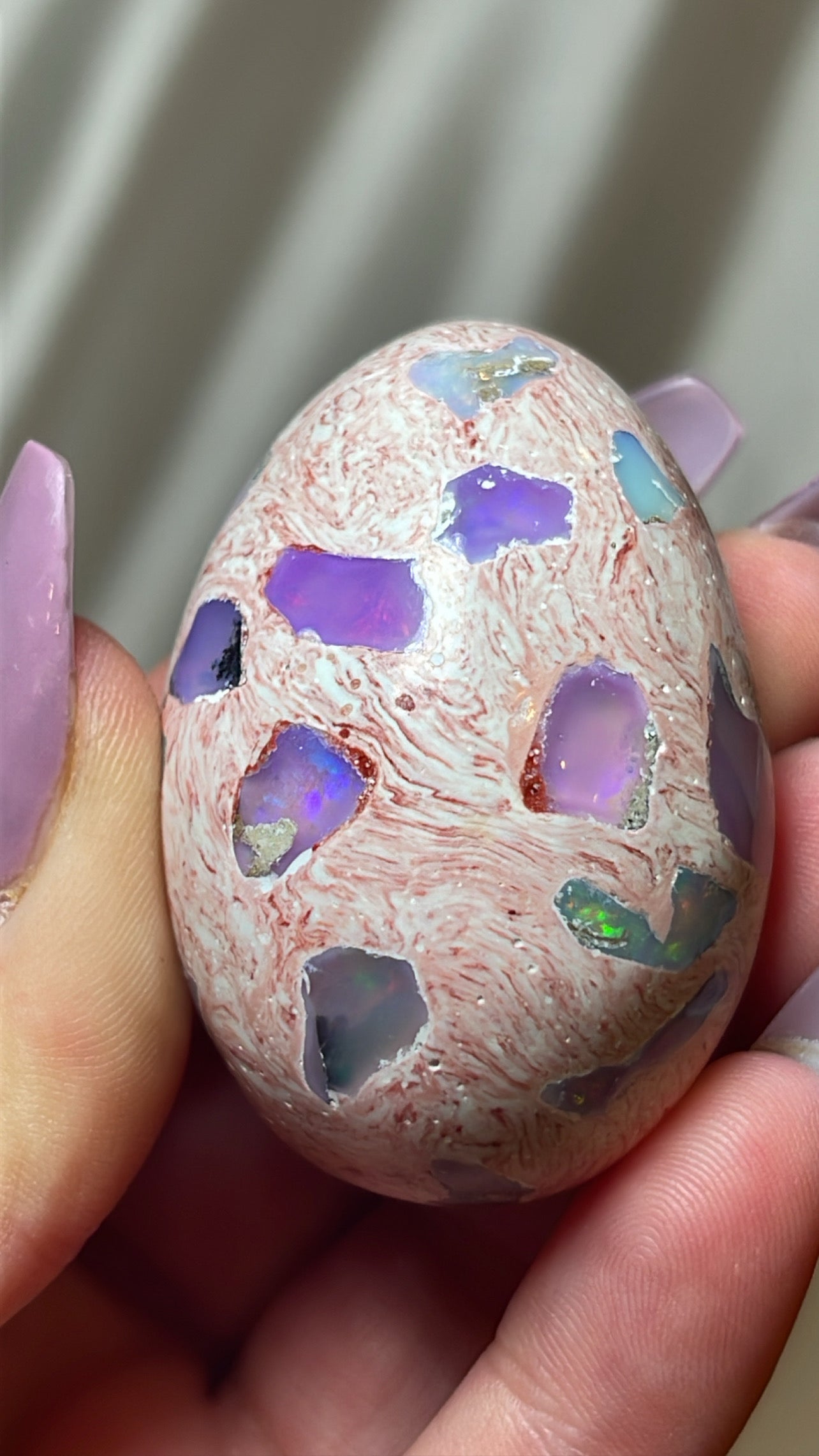 Mexican Fire Opal AAA Egg
