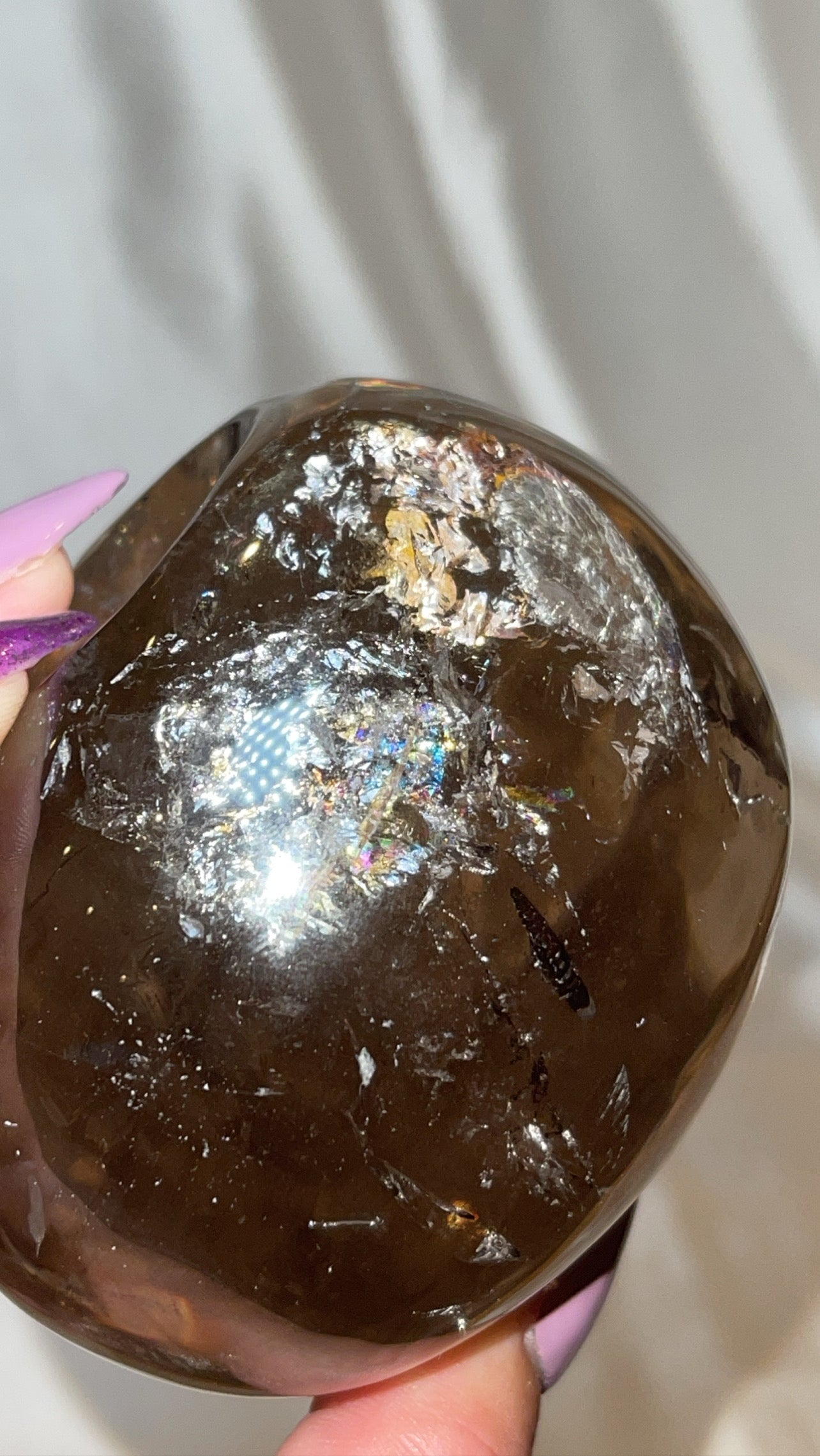 Smoky Quartz AAA Master Carved Large Skull