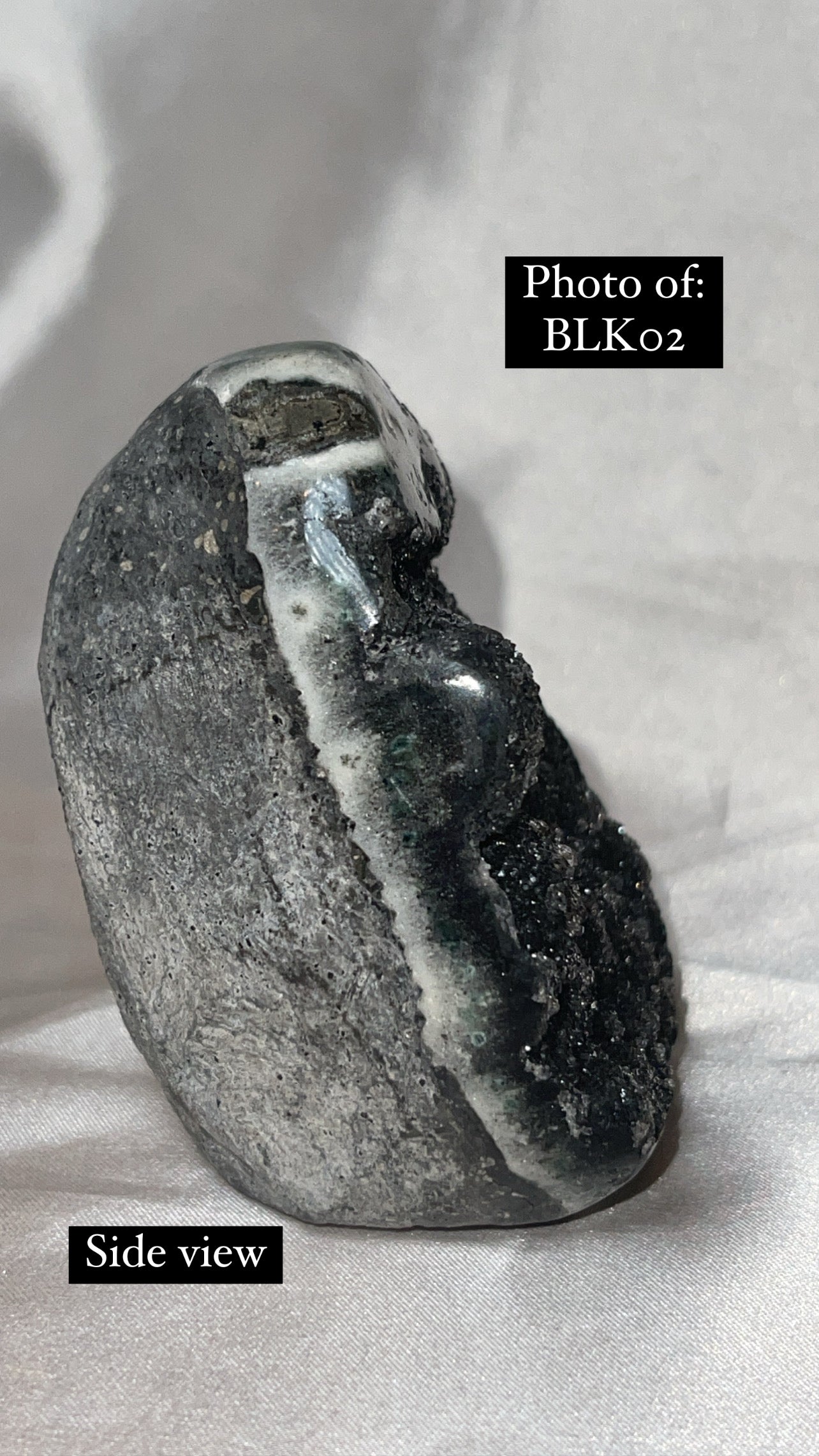 Black Amethyst Cut Base