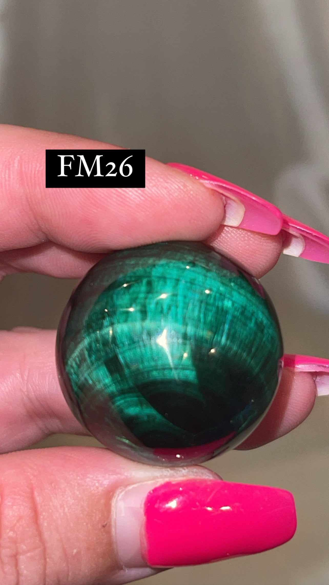 Velvet Fibrous Malachite AAA Sphere