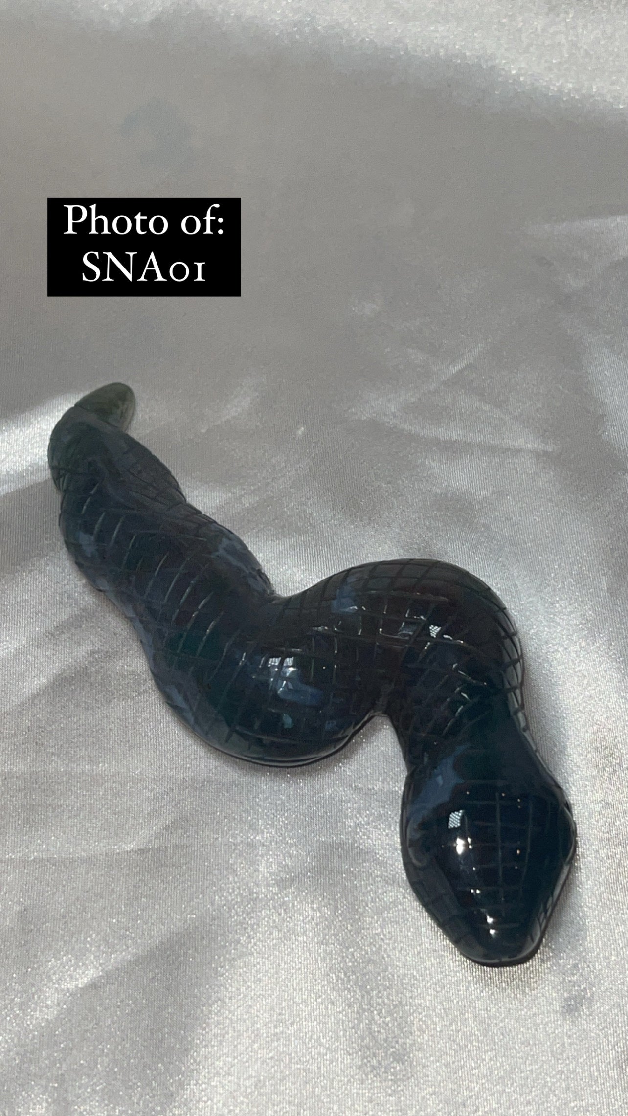 Moss Agate Large Snake