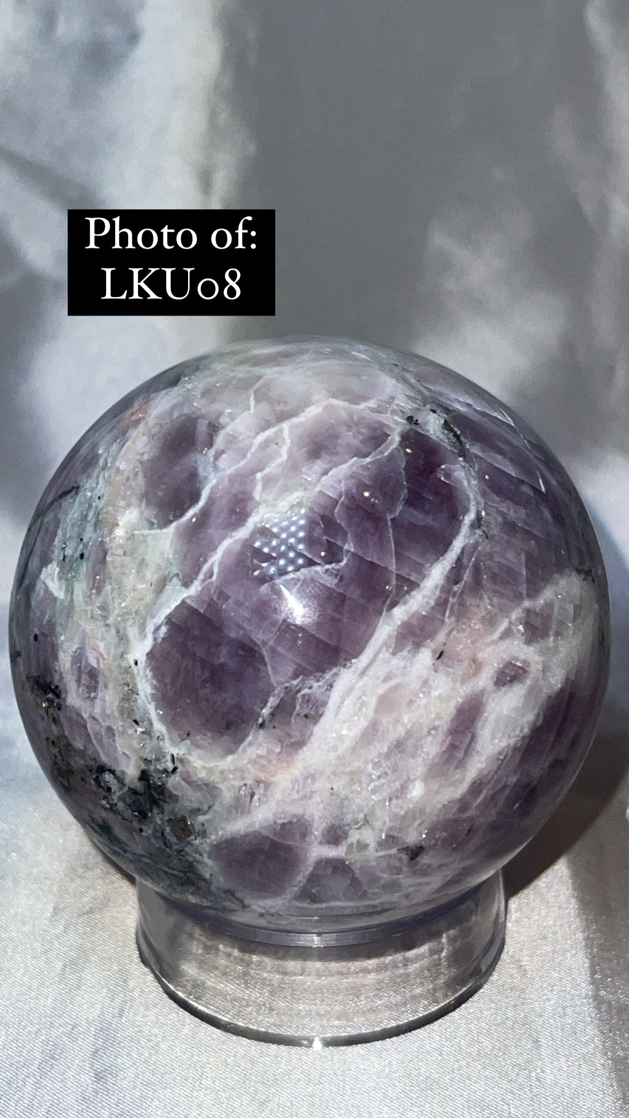 Kunzite High Grade Large Sphere
