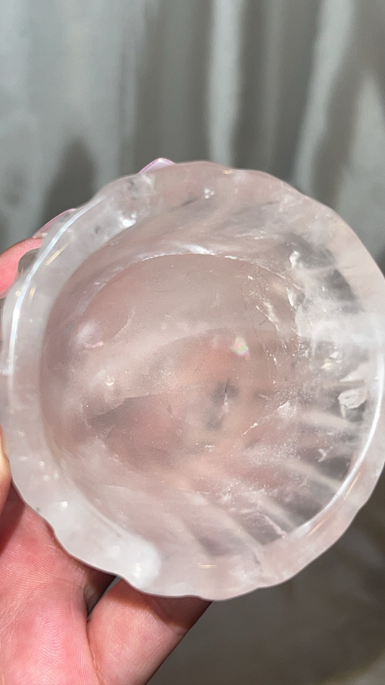 Rose Quartz AAA Votive Cup