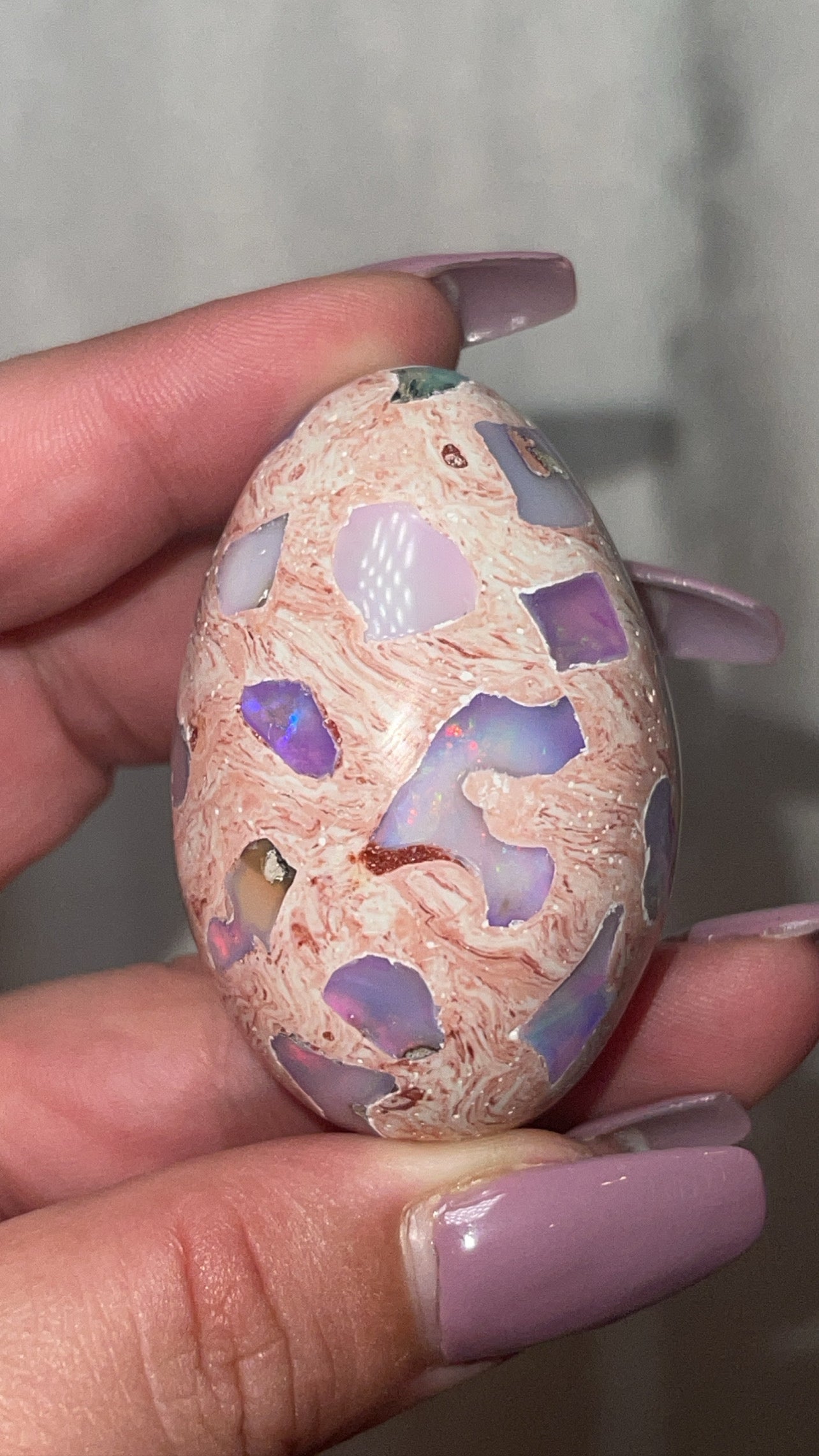 Mexican Fire Opal AAA Egg