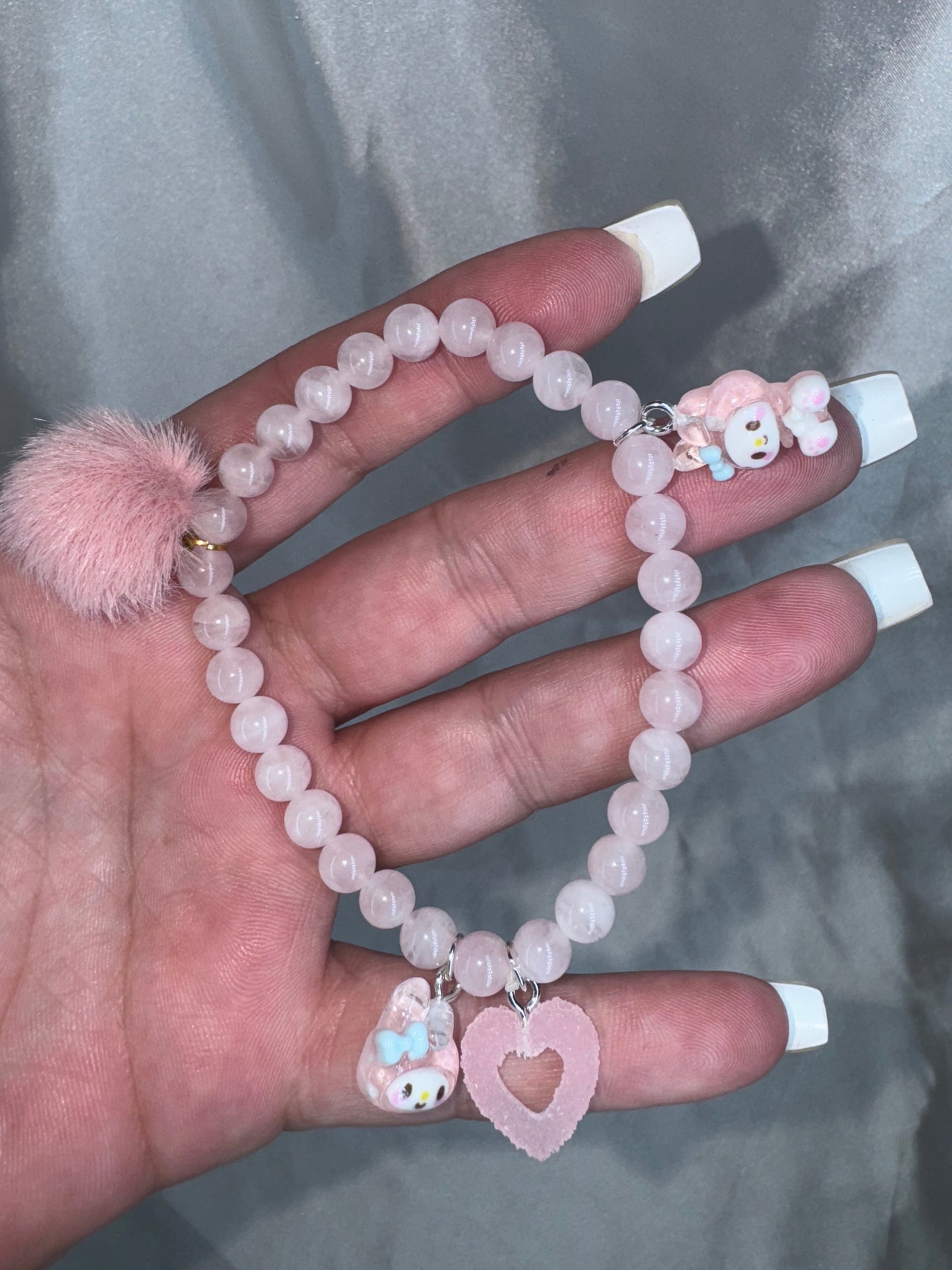 My Melody Rose Quartz 6mm Bracelet