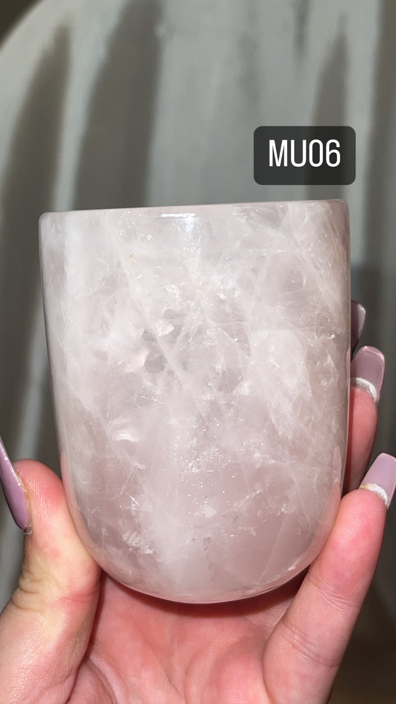 Rose Quartz AAA Cup