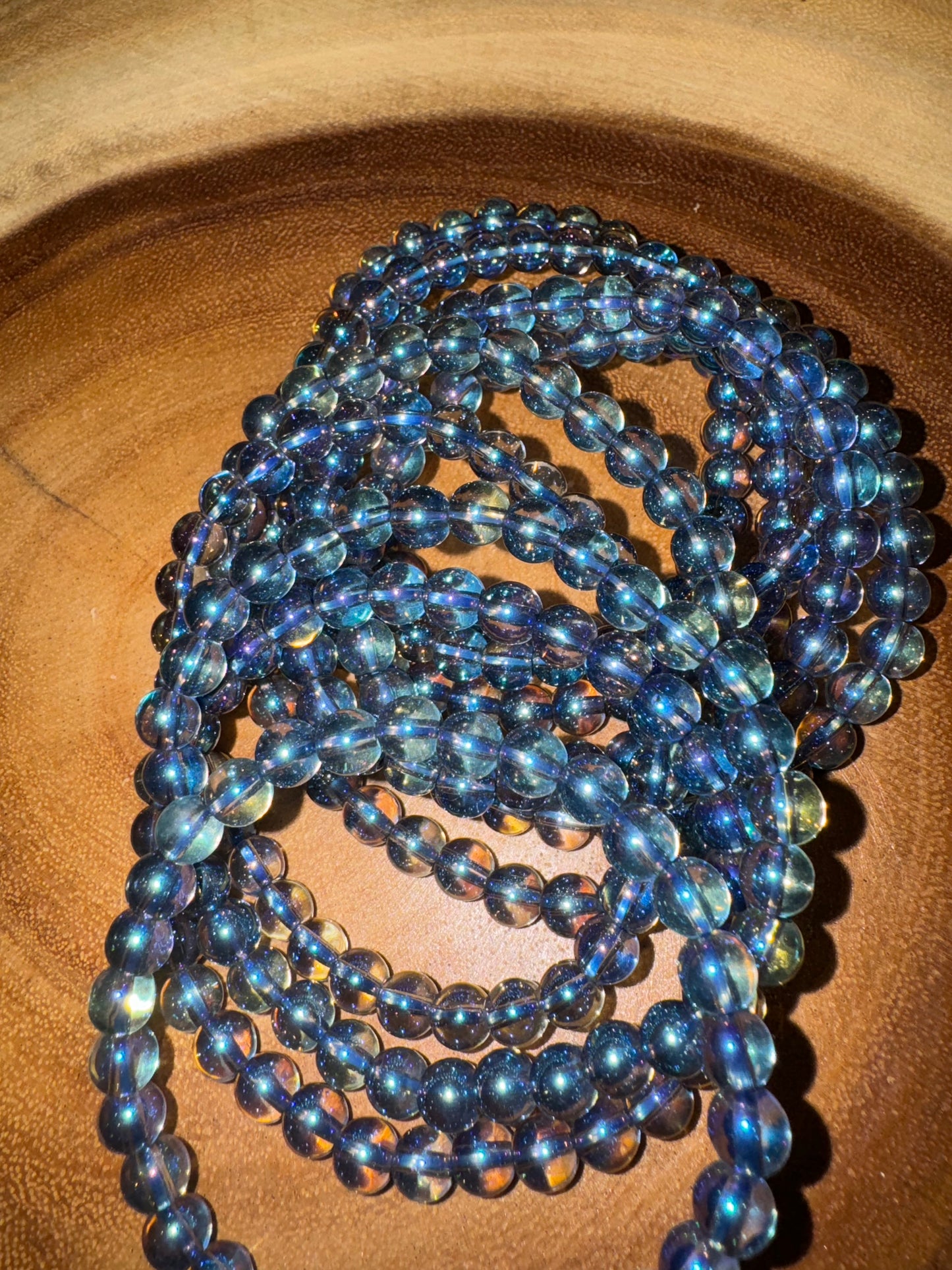 Angel Aura Quartz 6mm Bracelet