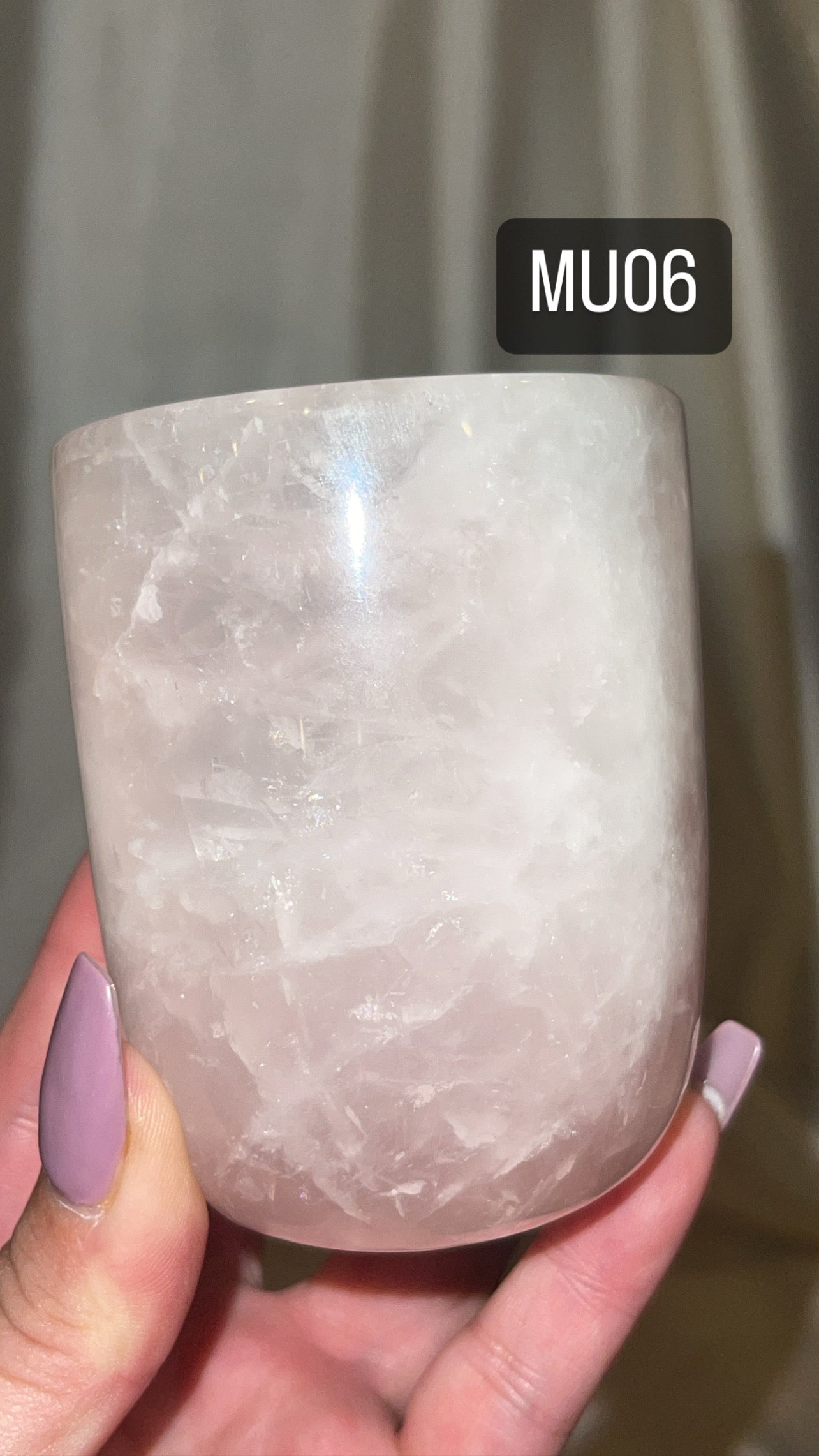 Rose Quartz AAA Cup