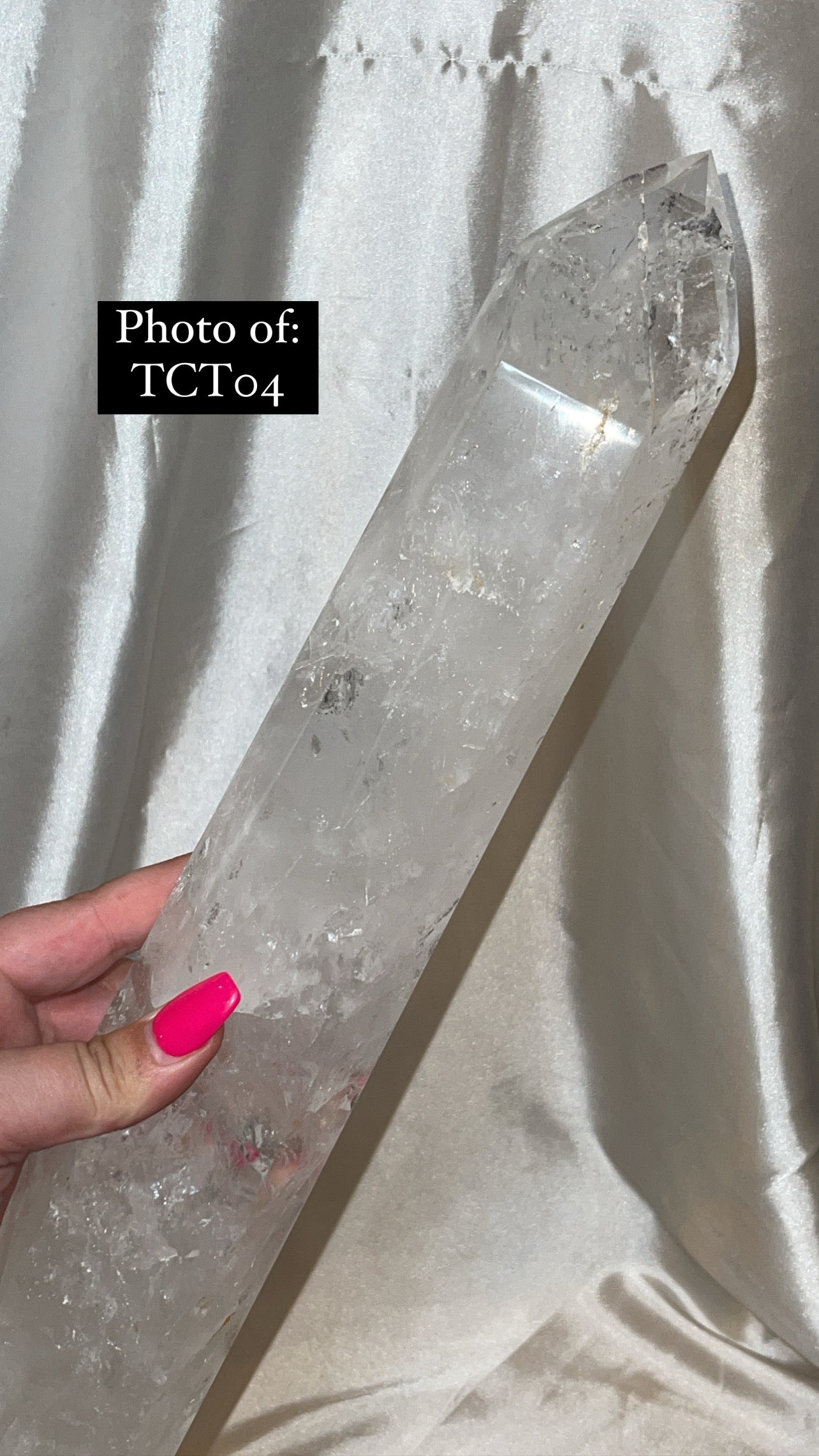 Clear Quartz AAA XXL Tower