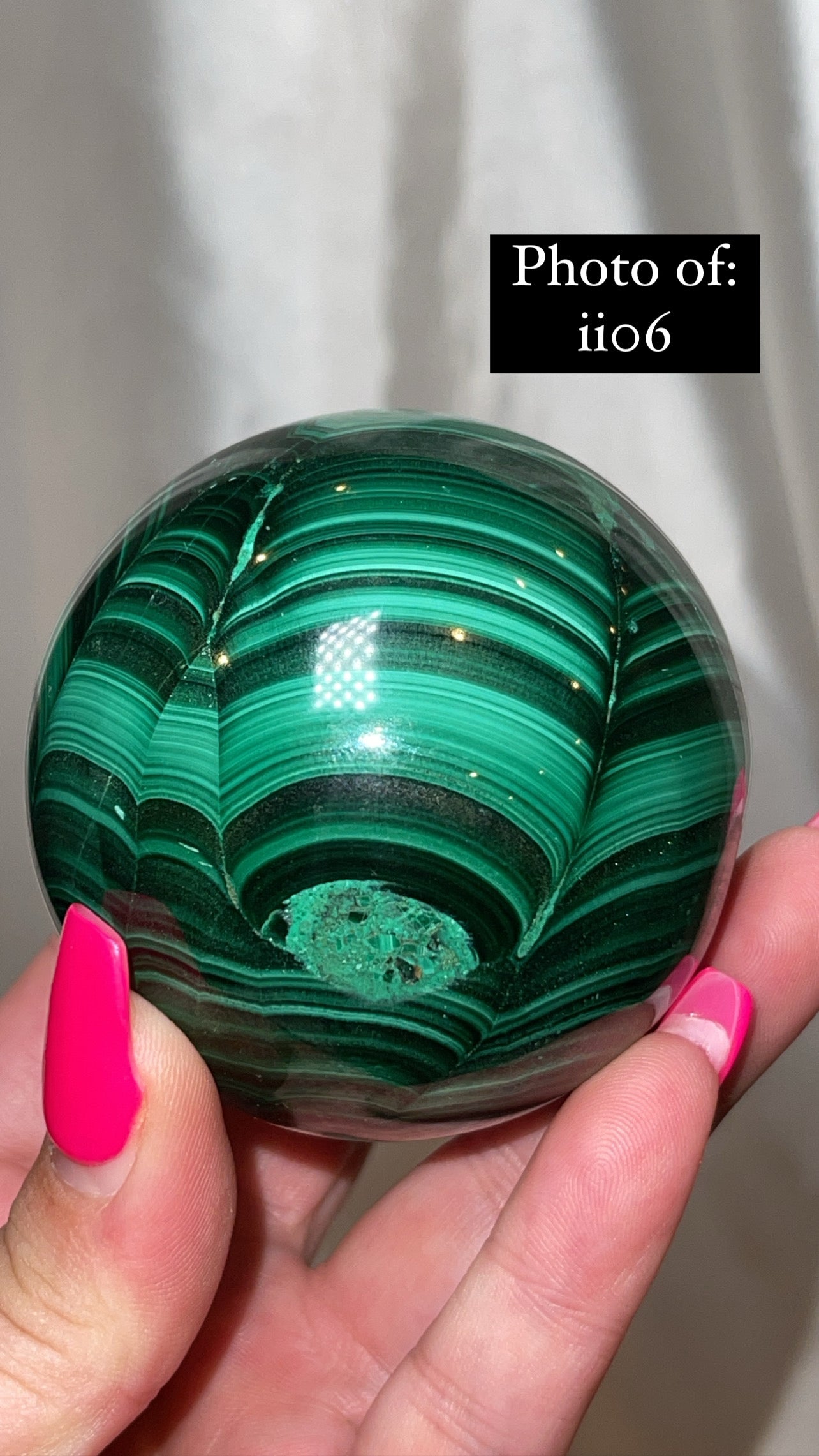 Malachite AA Large/XL Sphere