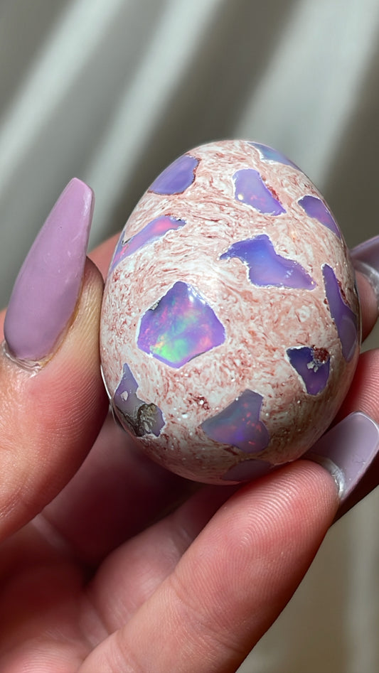 Mexican Fire Opal AAA Egg