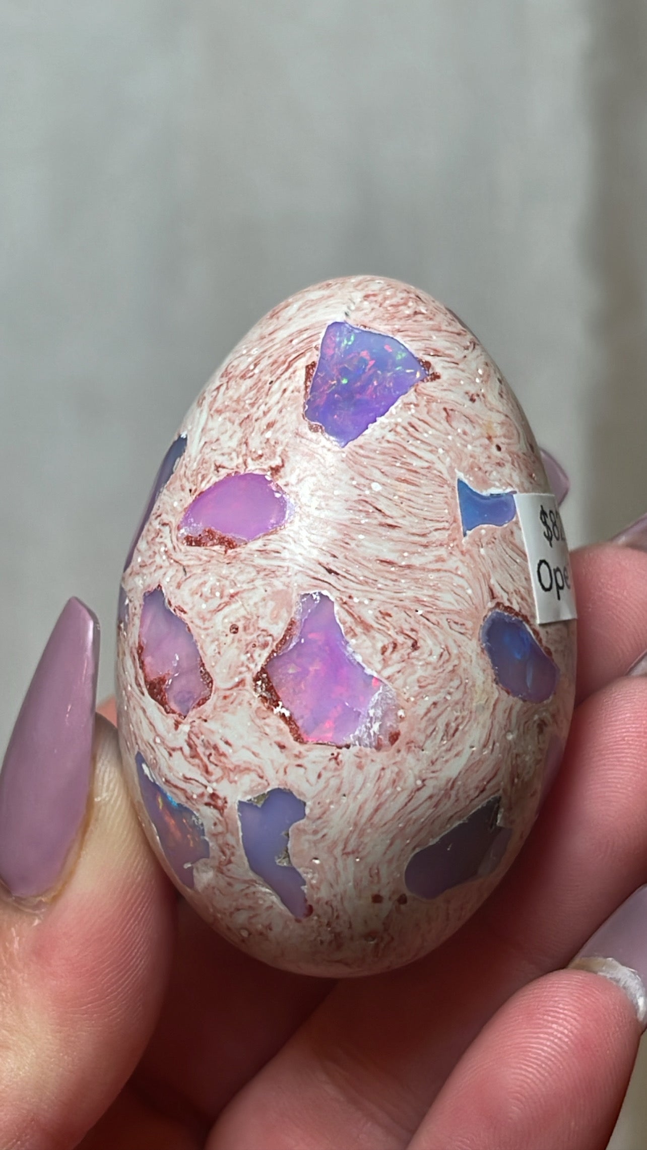 Mexican Fire Opal AAA Egg