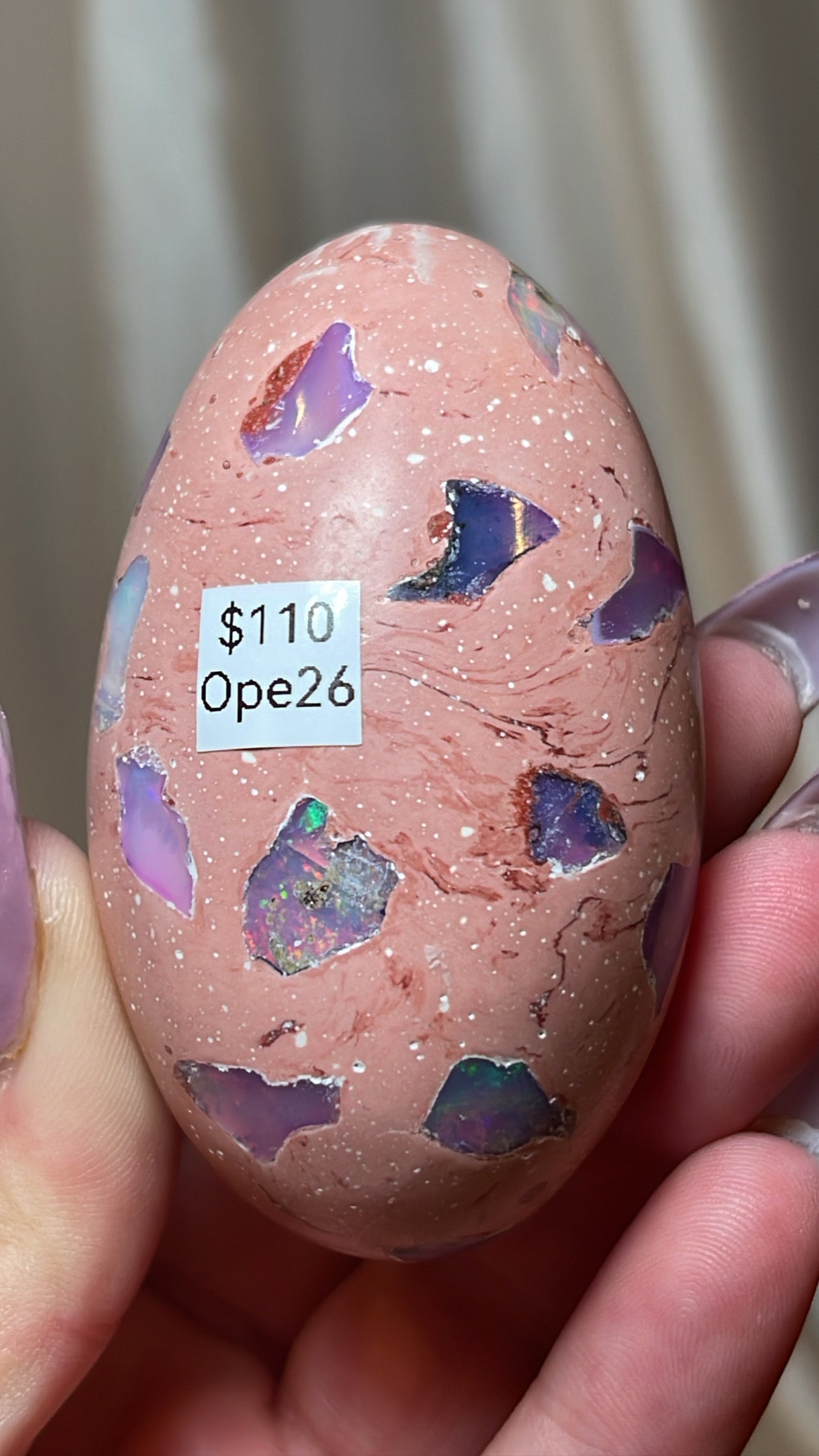 Mexican Fire Opal AAA Egg