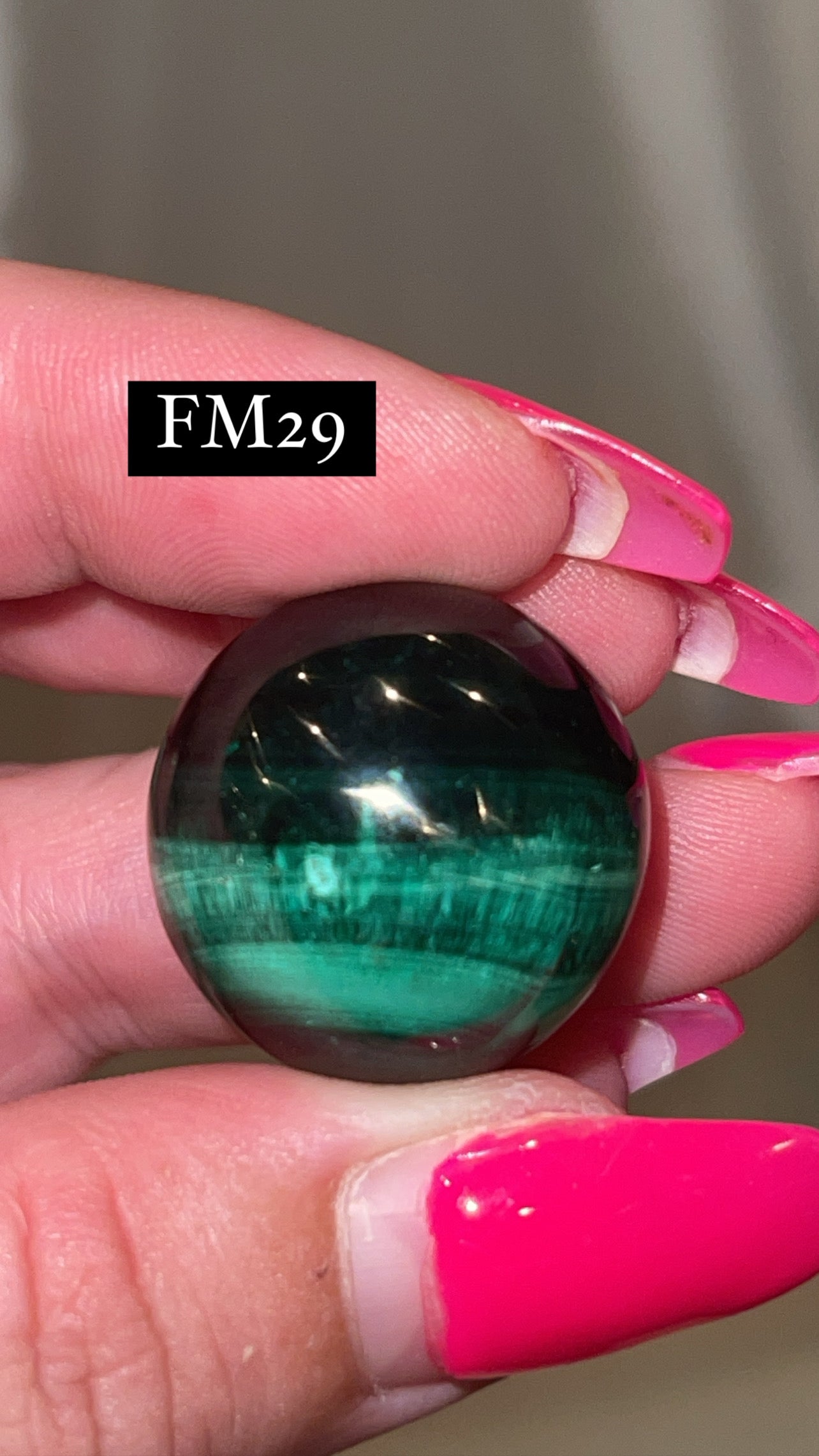 Velvet Fibrous Malachite AAA Sphere