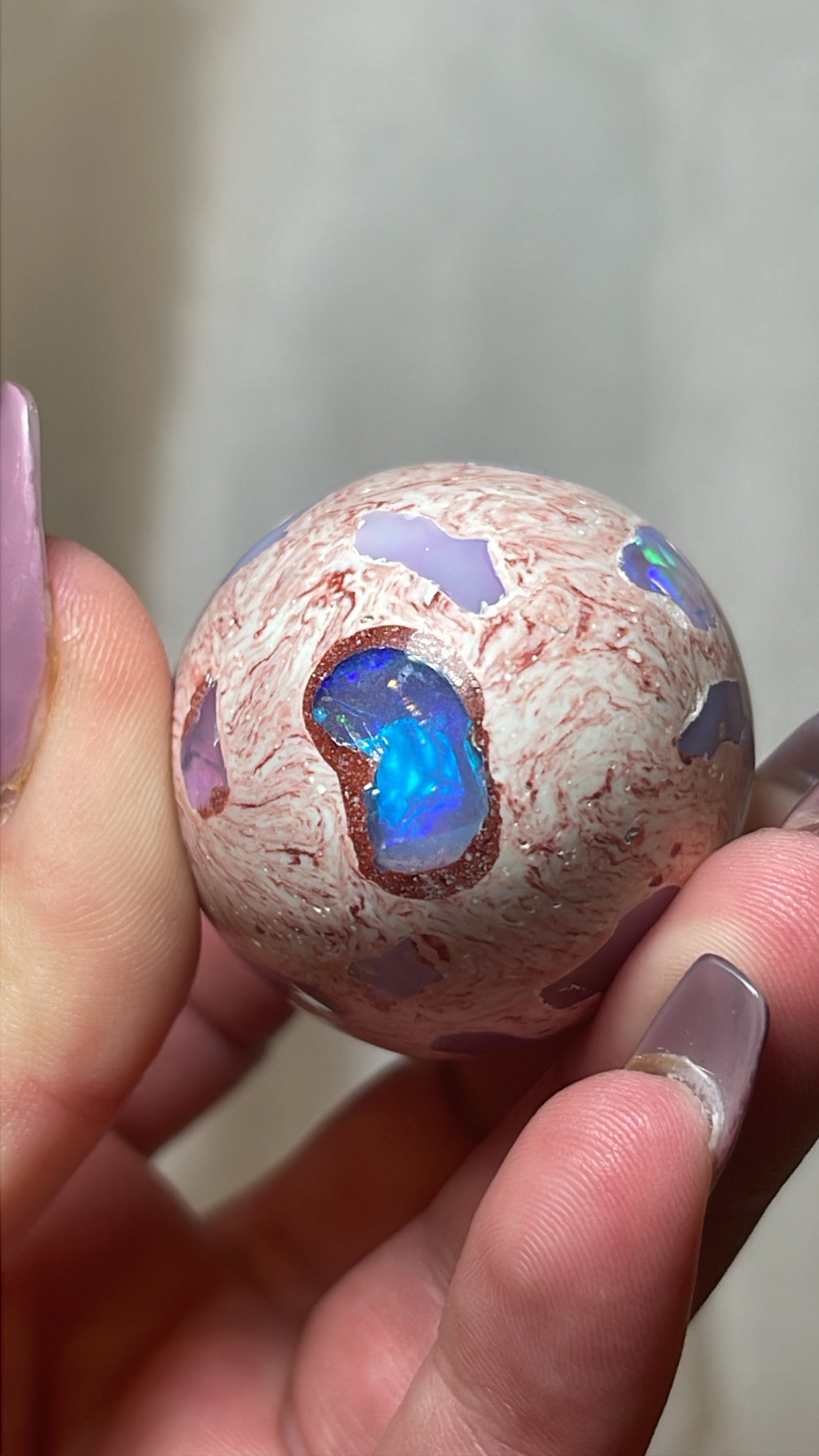 Mexican Fire Opal AAA Egg