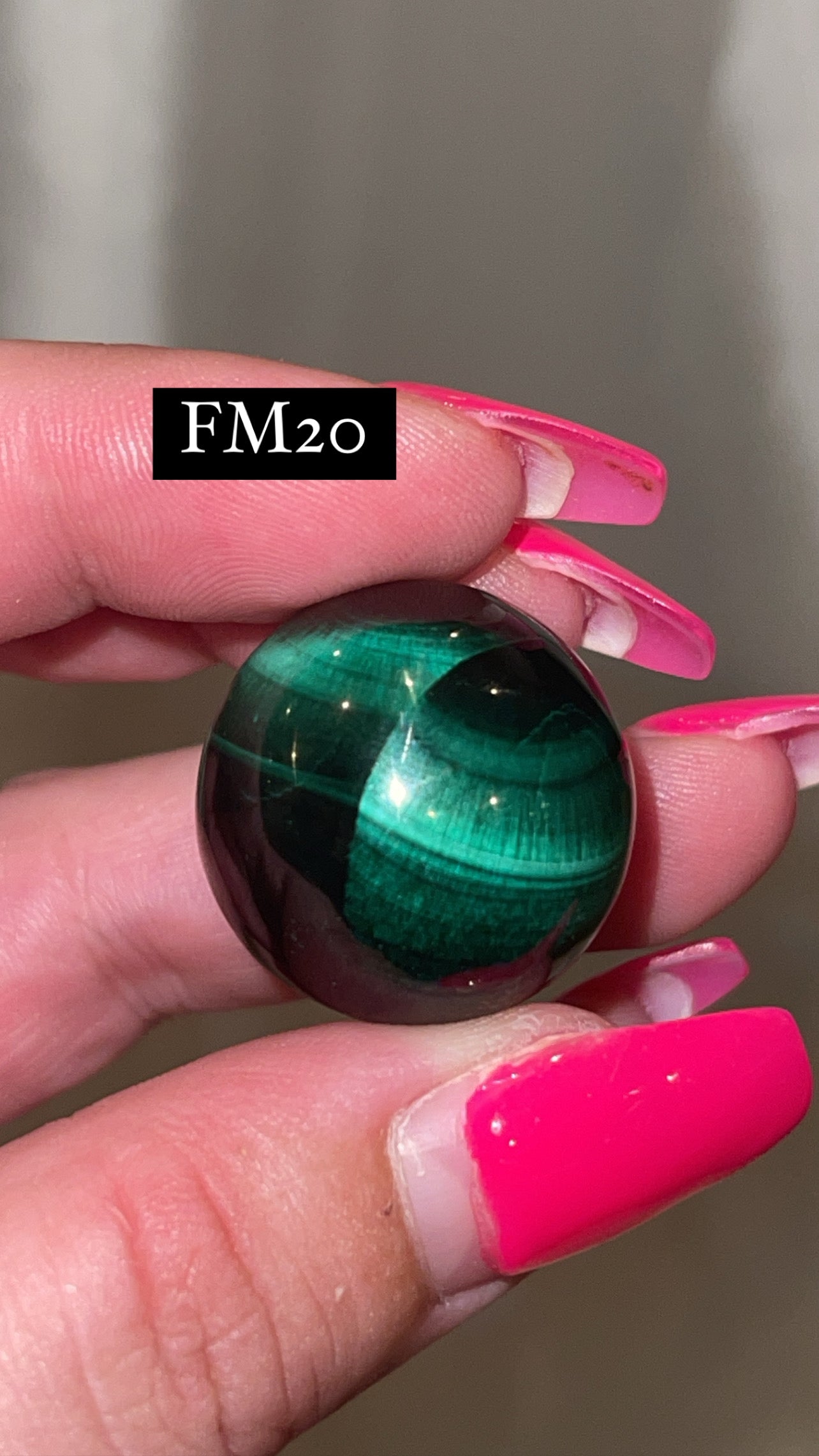 Velvet Fibrous Malachite AAA Sphere
