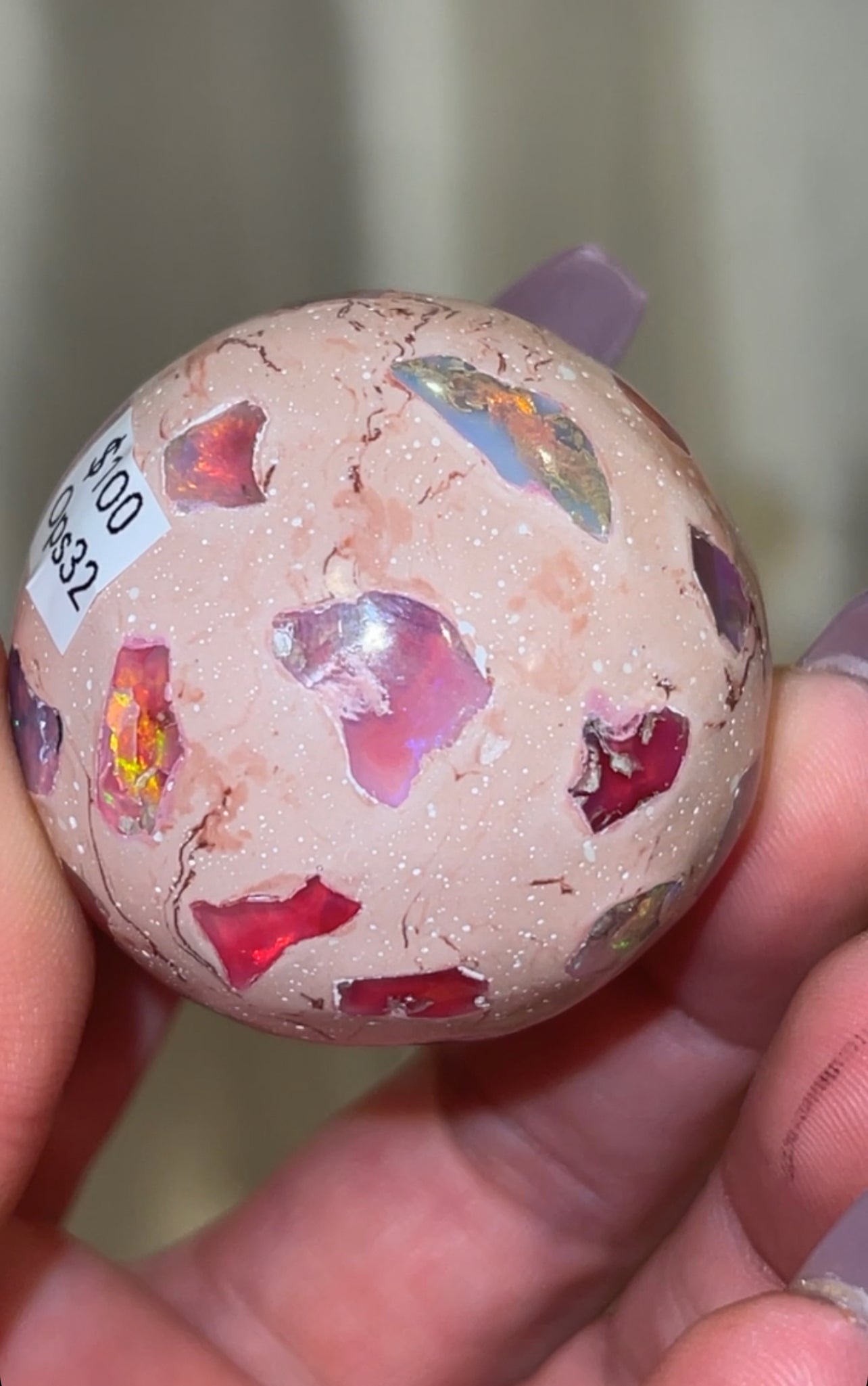 Mexican Fire Opal AAA Sphere