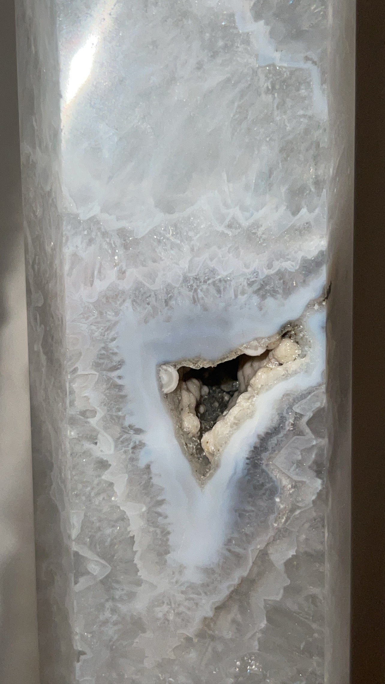 Blue Banded Agate XXL Tower
