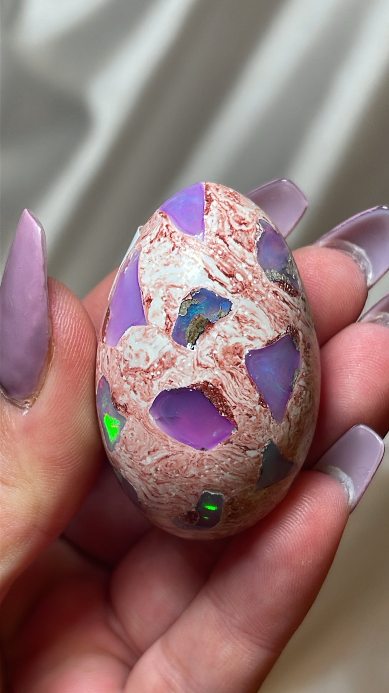 Mexican Fire Opal AAA Egg