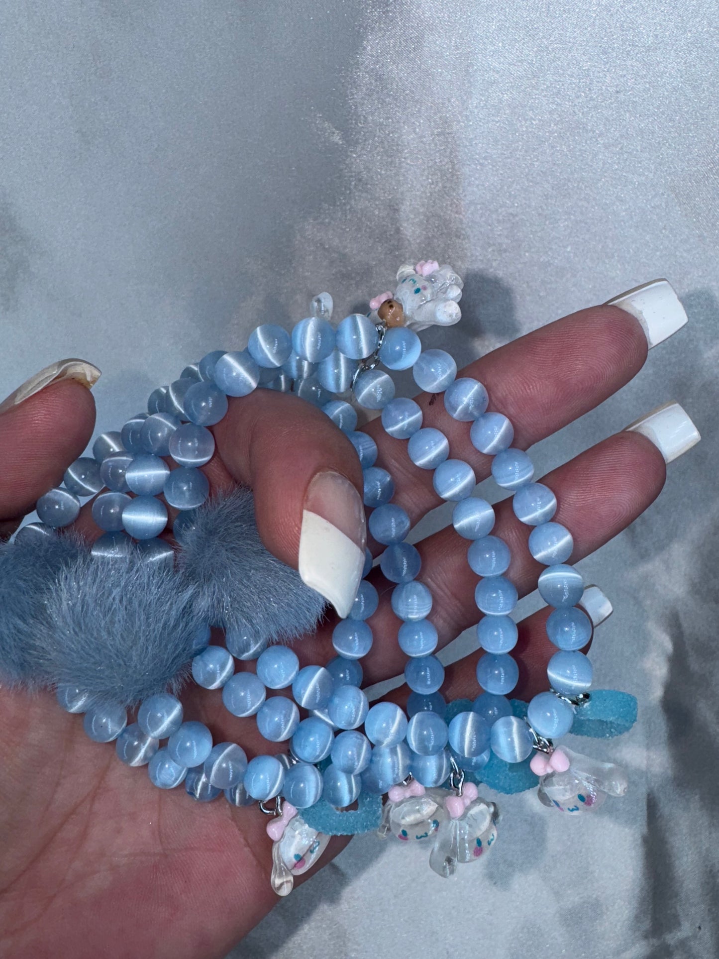 Cinnamoroll Blue Selenite 6mm Bracelet