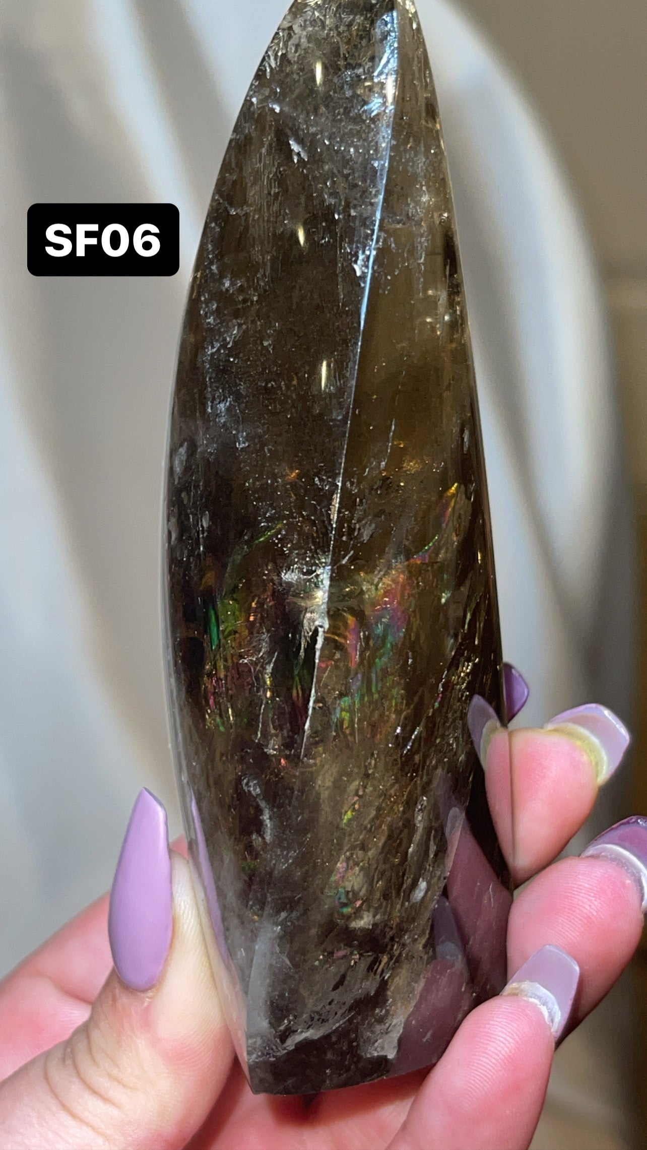 Smoky Quartz AAA Flame