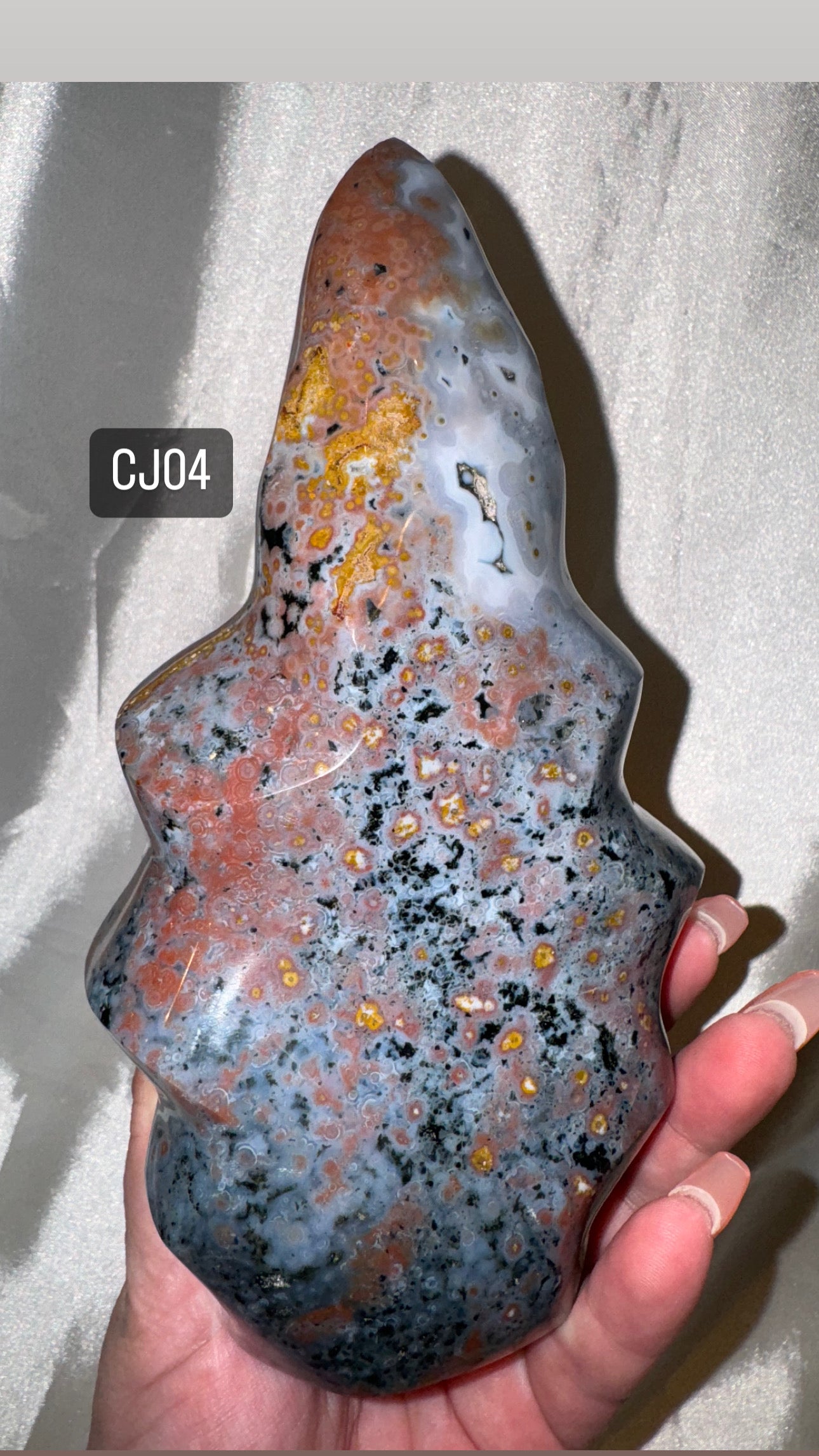 Cosmic Ocean Jasper AAA Flames