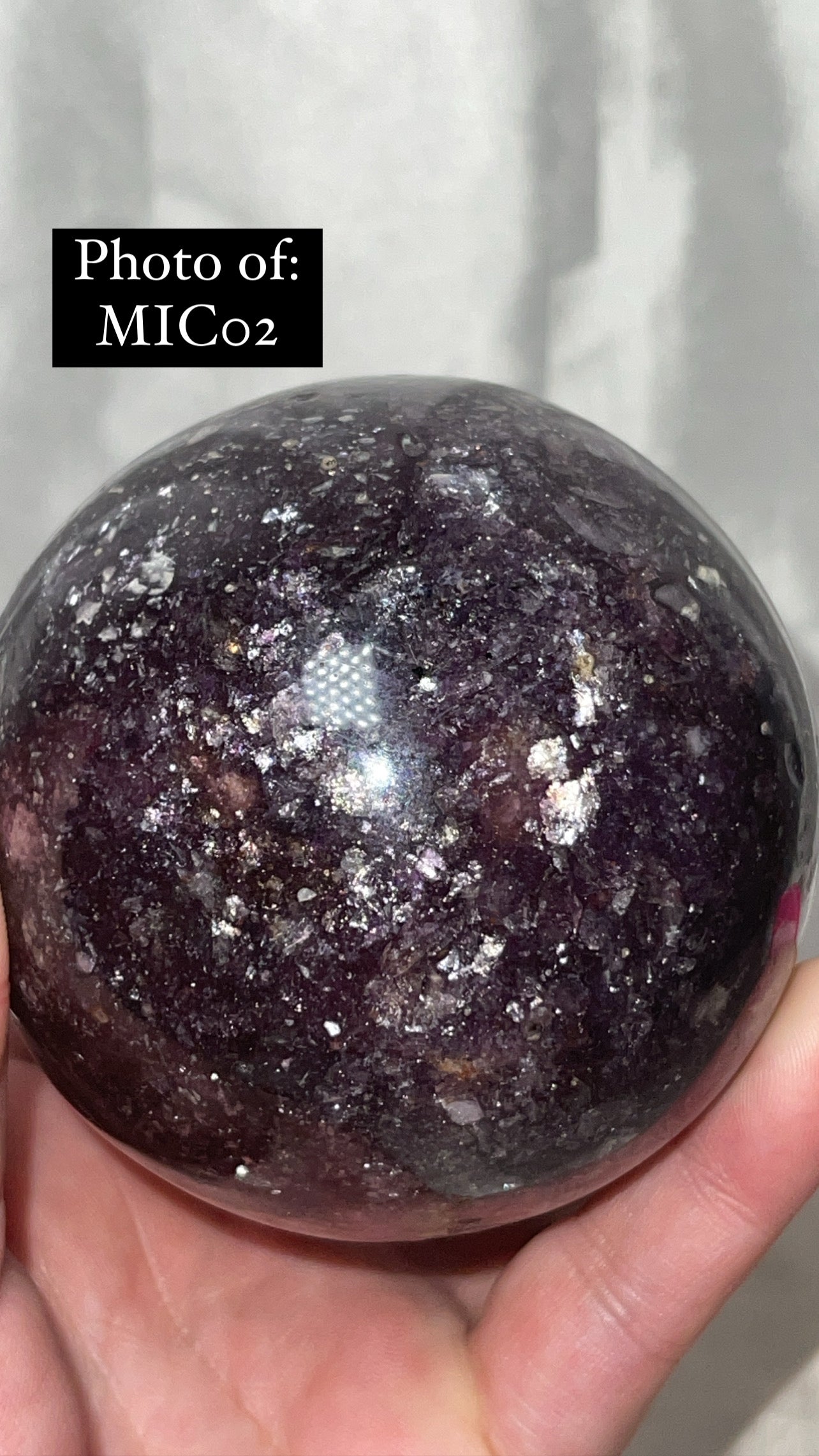 Mica Lepidolite XL Sphere