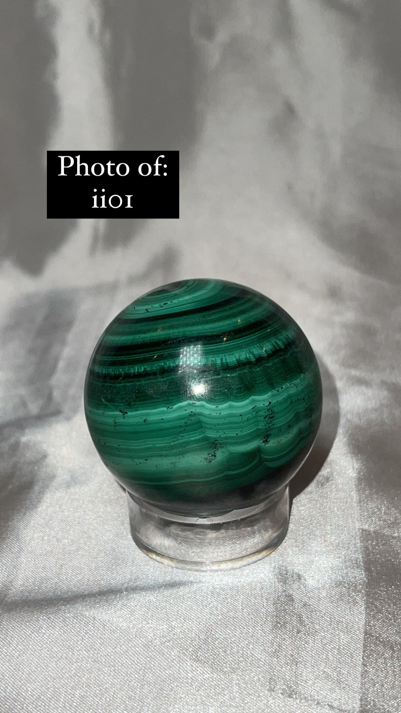 Malachite AA Large/XL Sphere