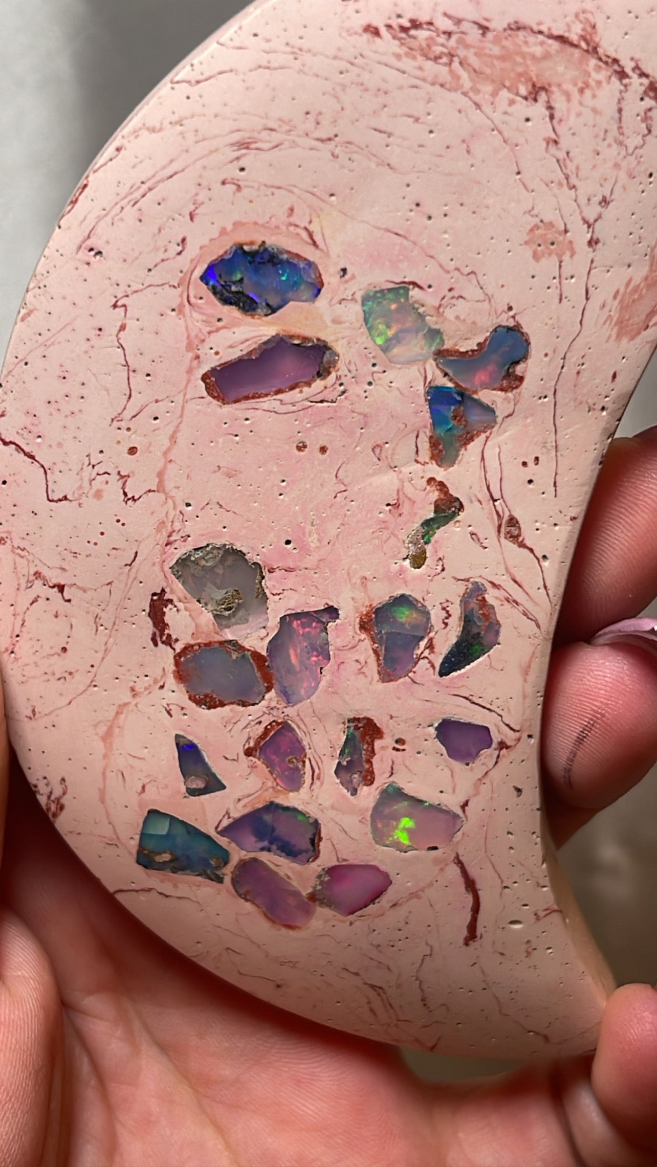Mexican Fire Opal AAA XL Moon