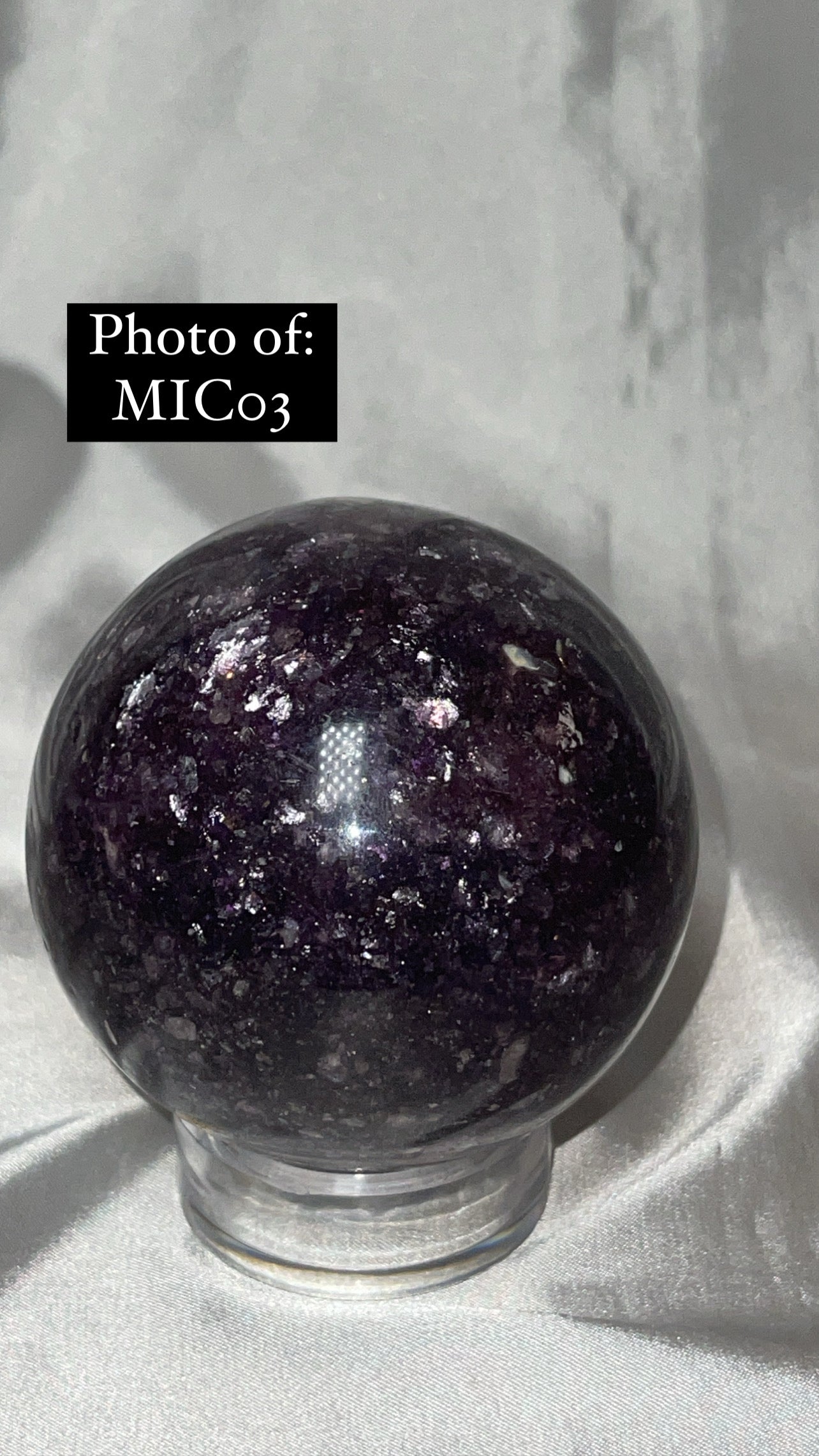 Mica Lepidolite XL Sphere