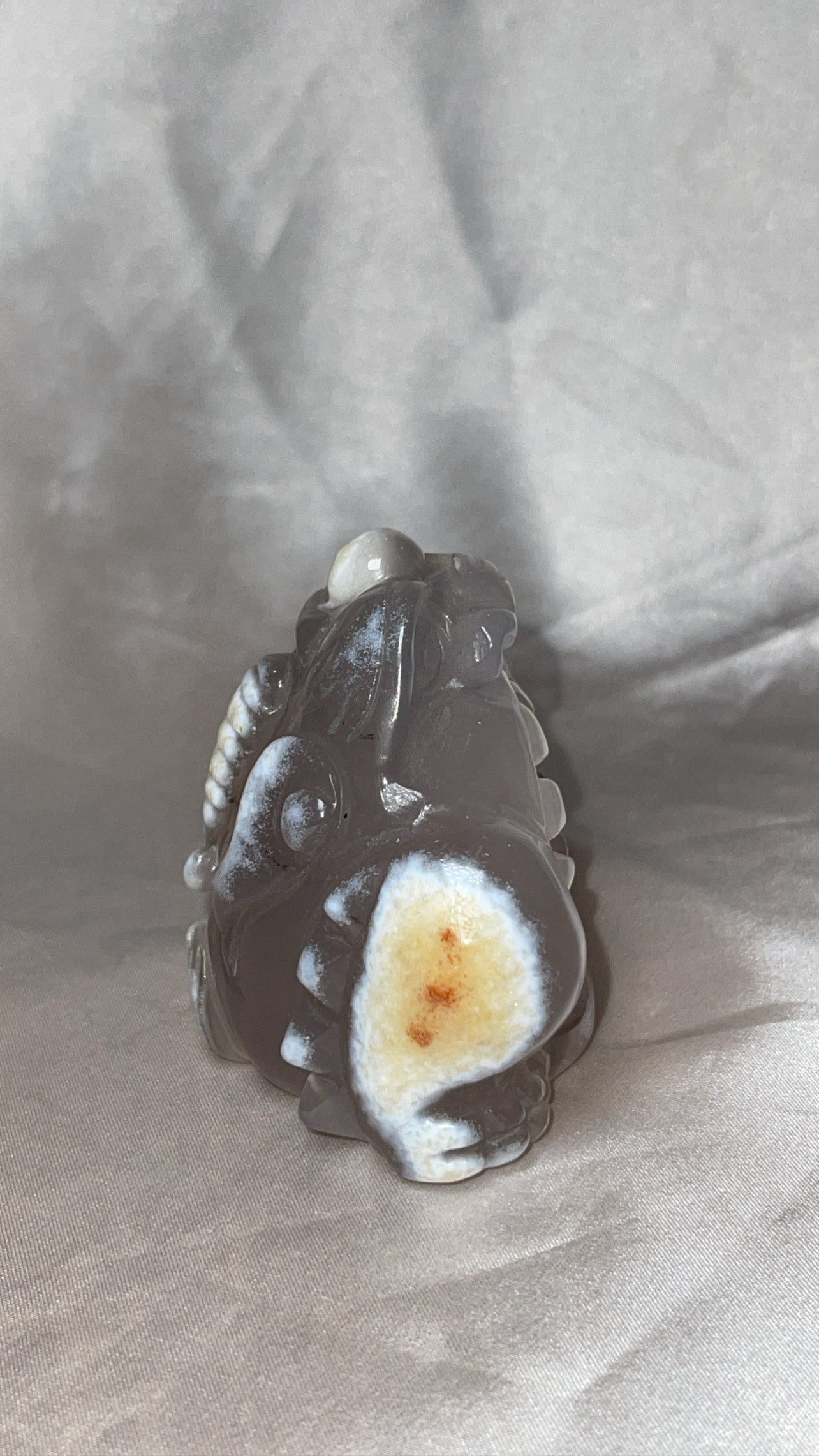Druzy Agate Money Frog