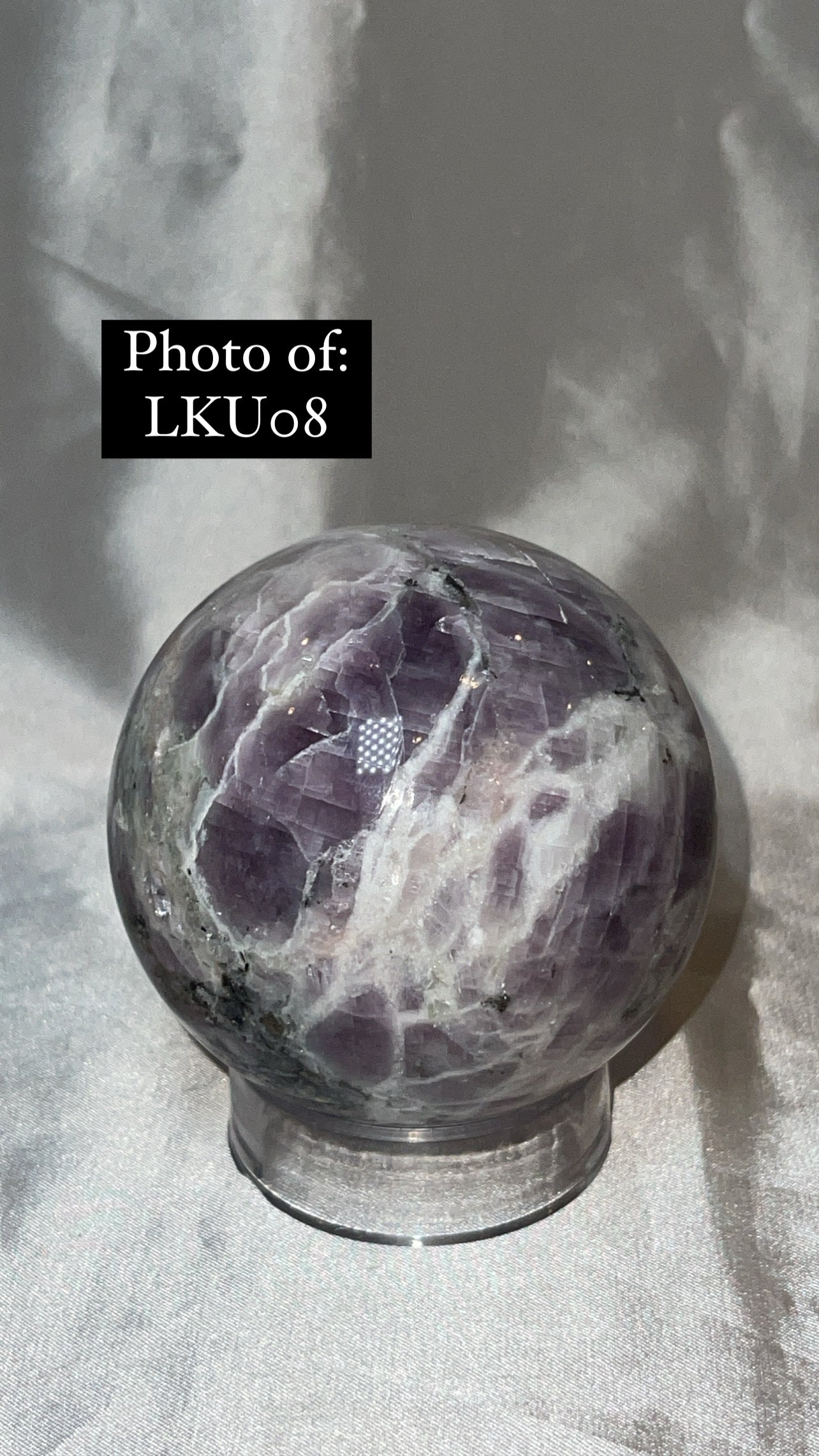 Kunzite High Grade Large Sphere
