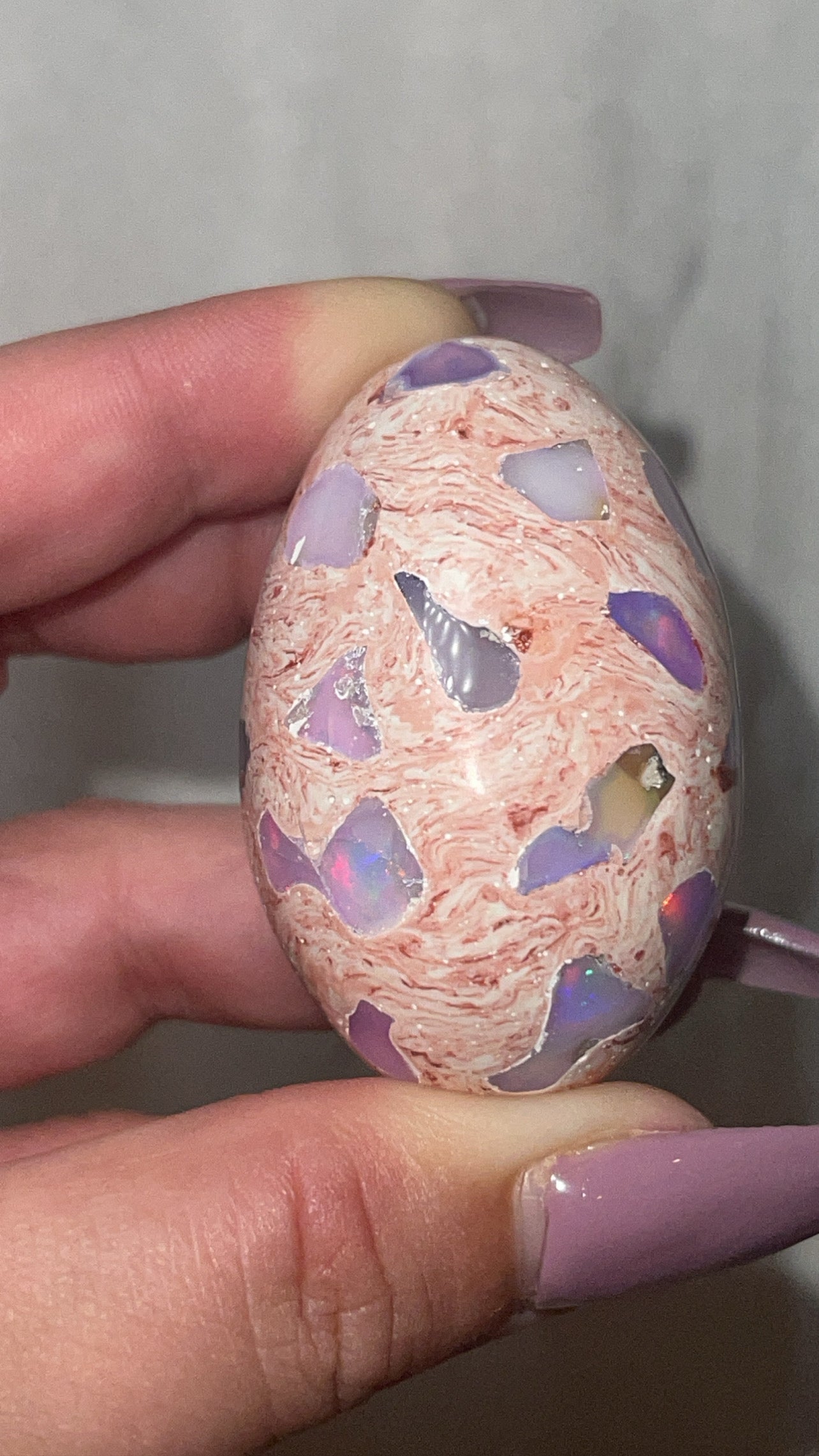 Mexican Fire Opal AAA Egg