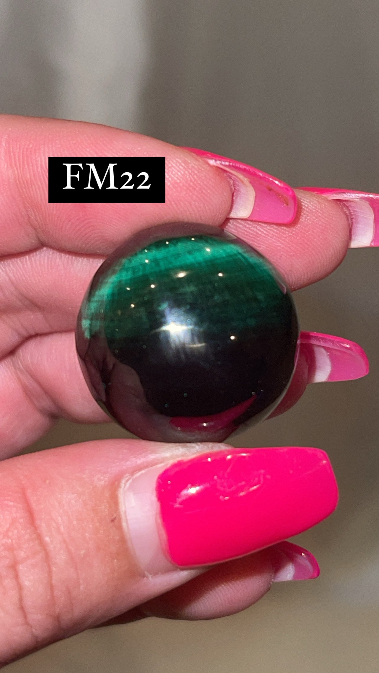 Velvet Fibrous Malachite AAA Sphere