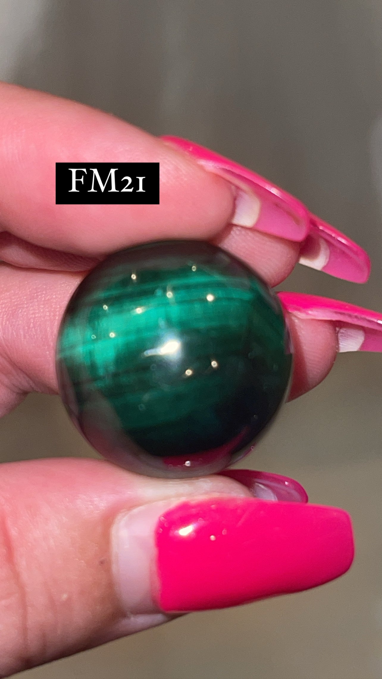 Velvet Fibrous Malachite AAA Sphere