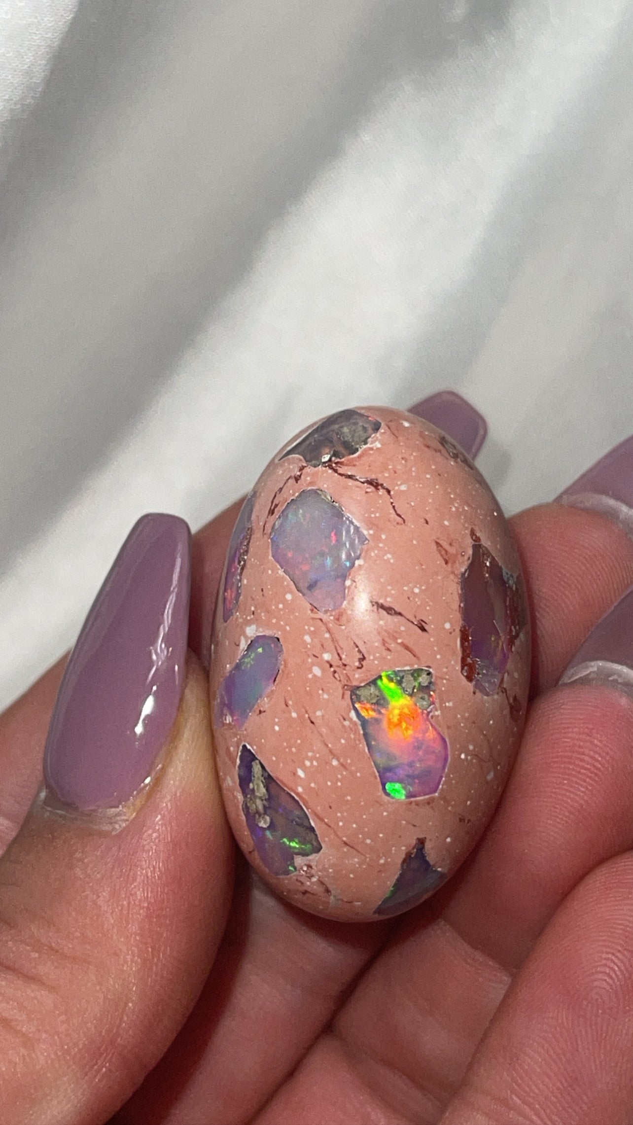 Mexican Fire Opal AAA Egg