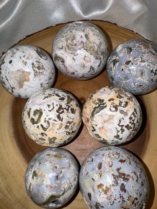 Cosmic Ocean Jasper Sphere