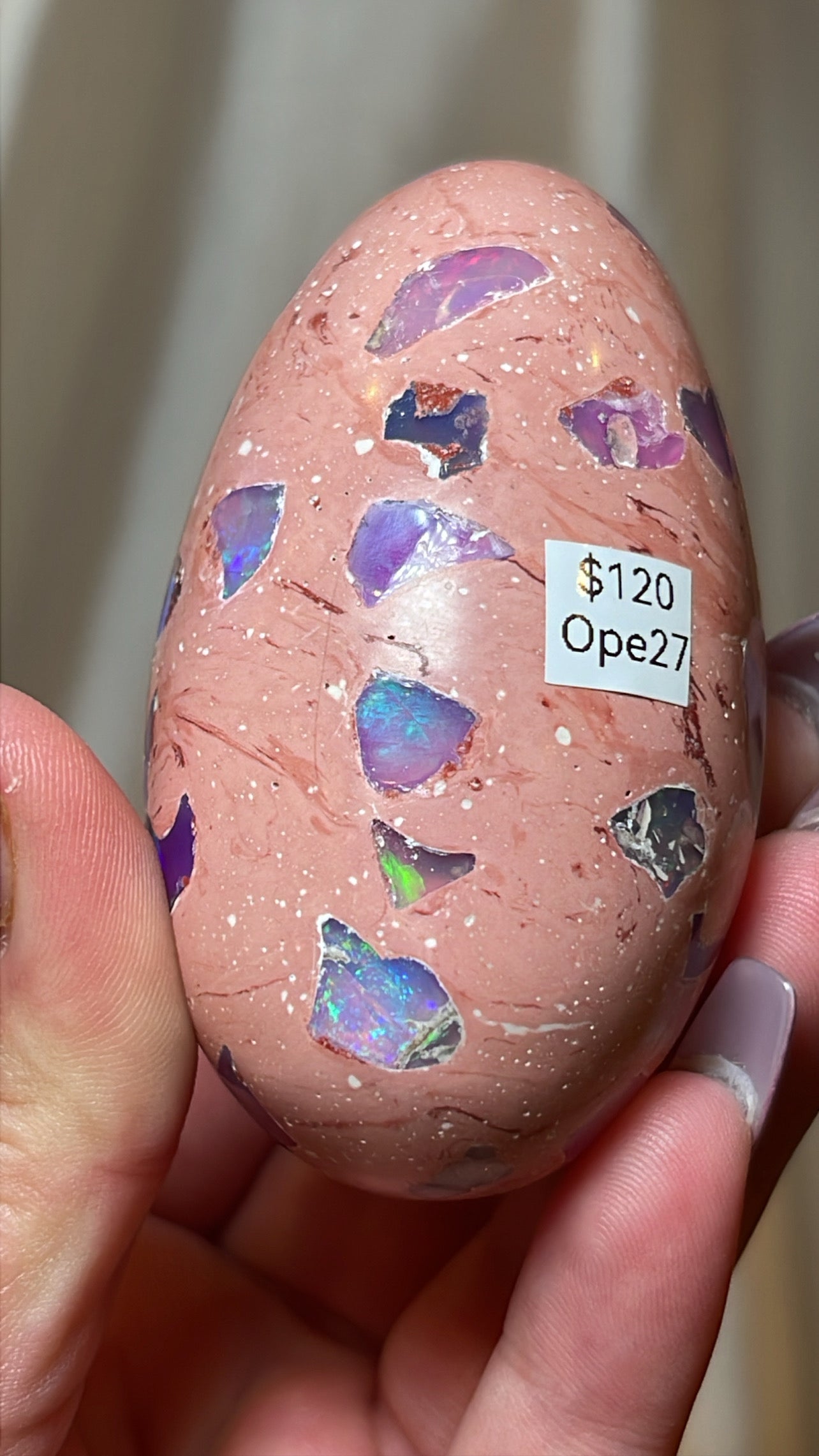 Mexican Fire Opal AAA Egg