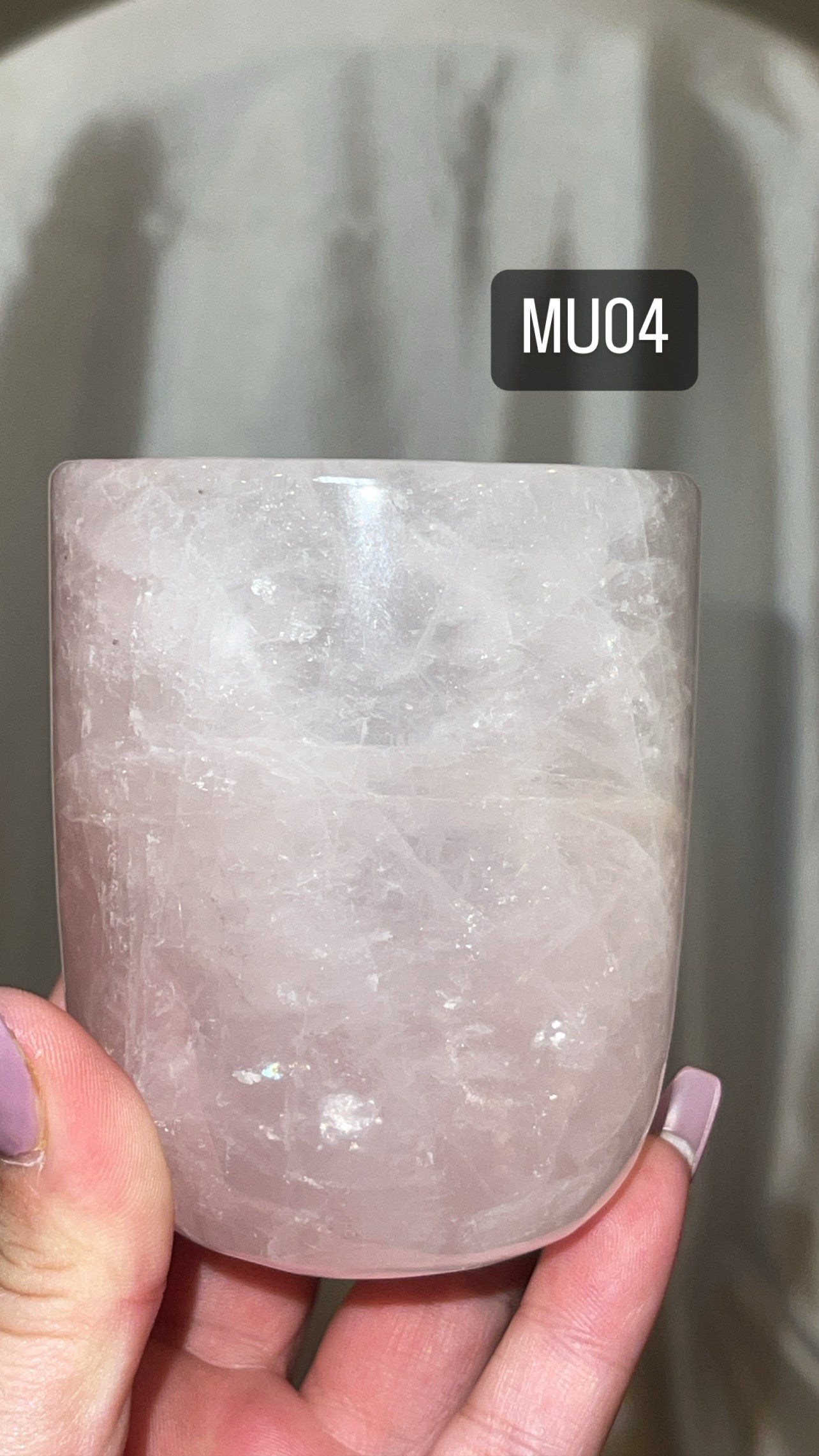 Rose Quartz AAA Cup