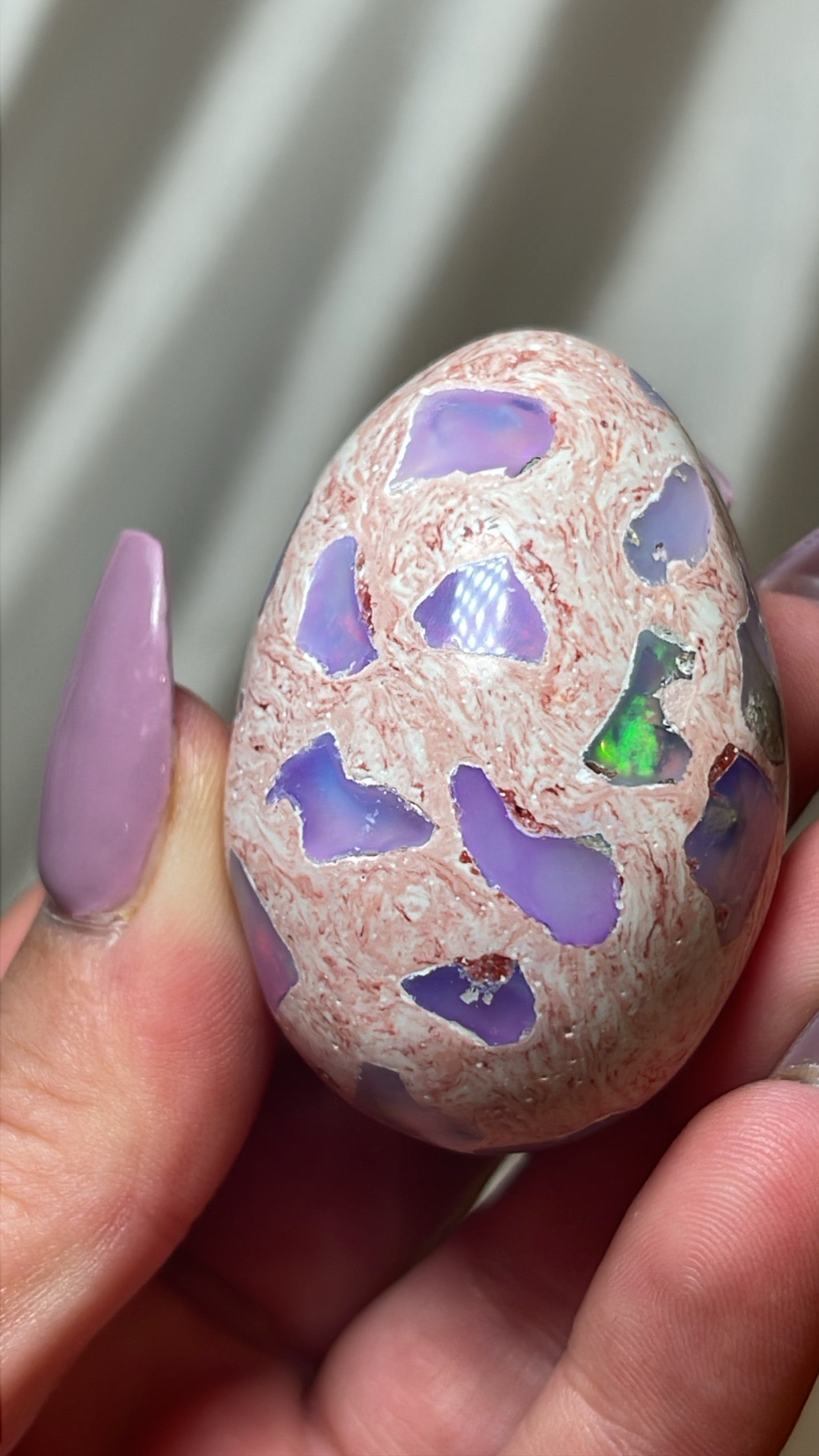 Mexican Fire Opal AAA Egg