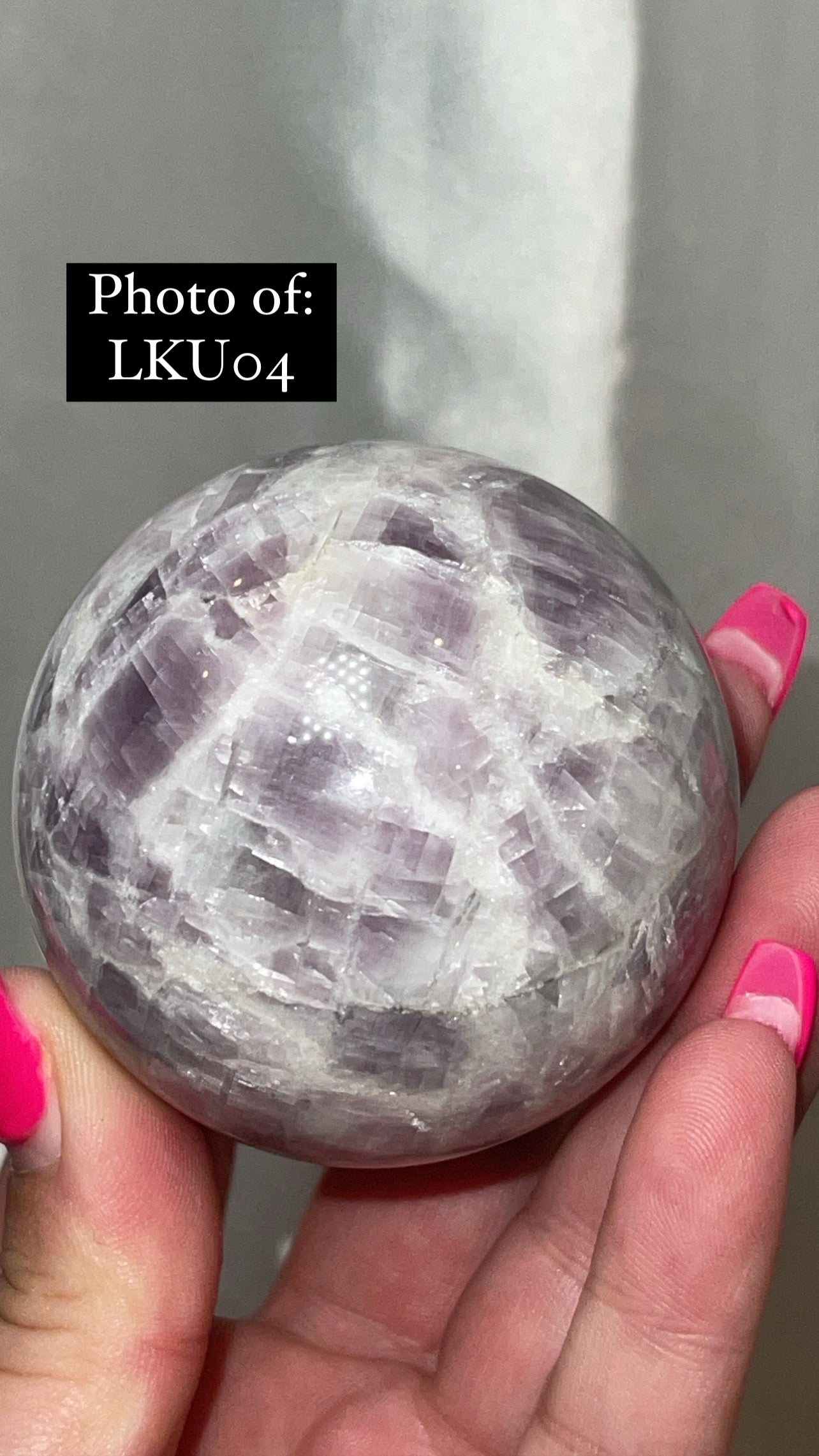 Kunzite High Grade Large Sphere