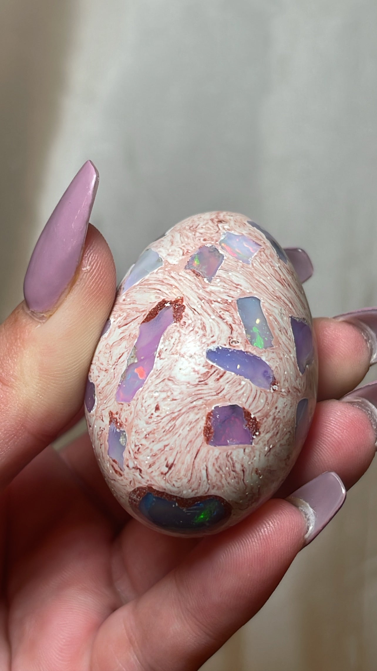 Mexican Fire Opal AAA Egg