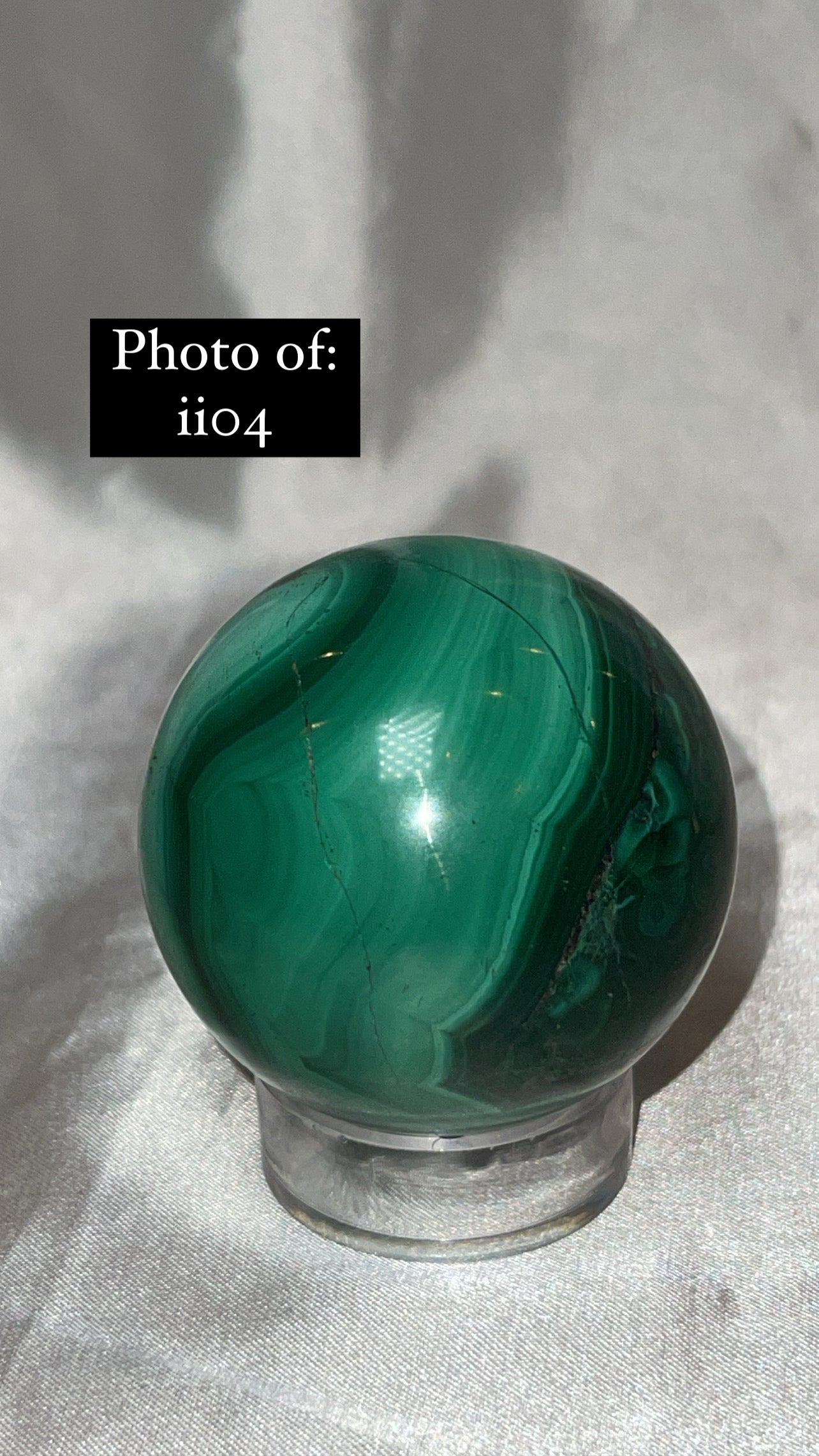 Malachite AA Large/XL Sphere